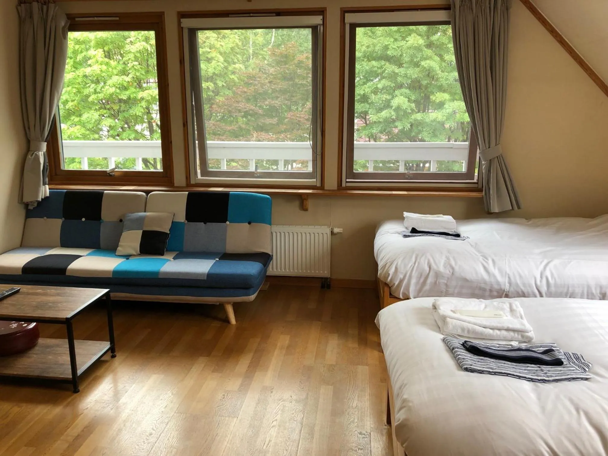 Photo of the whole room, Bed in Rusutsu Lodges Pension Lilla Huset