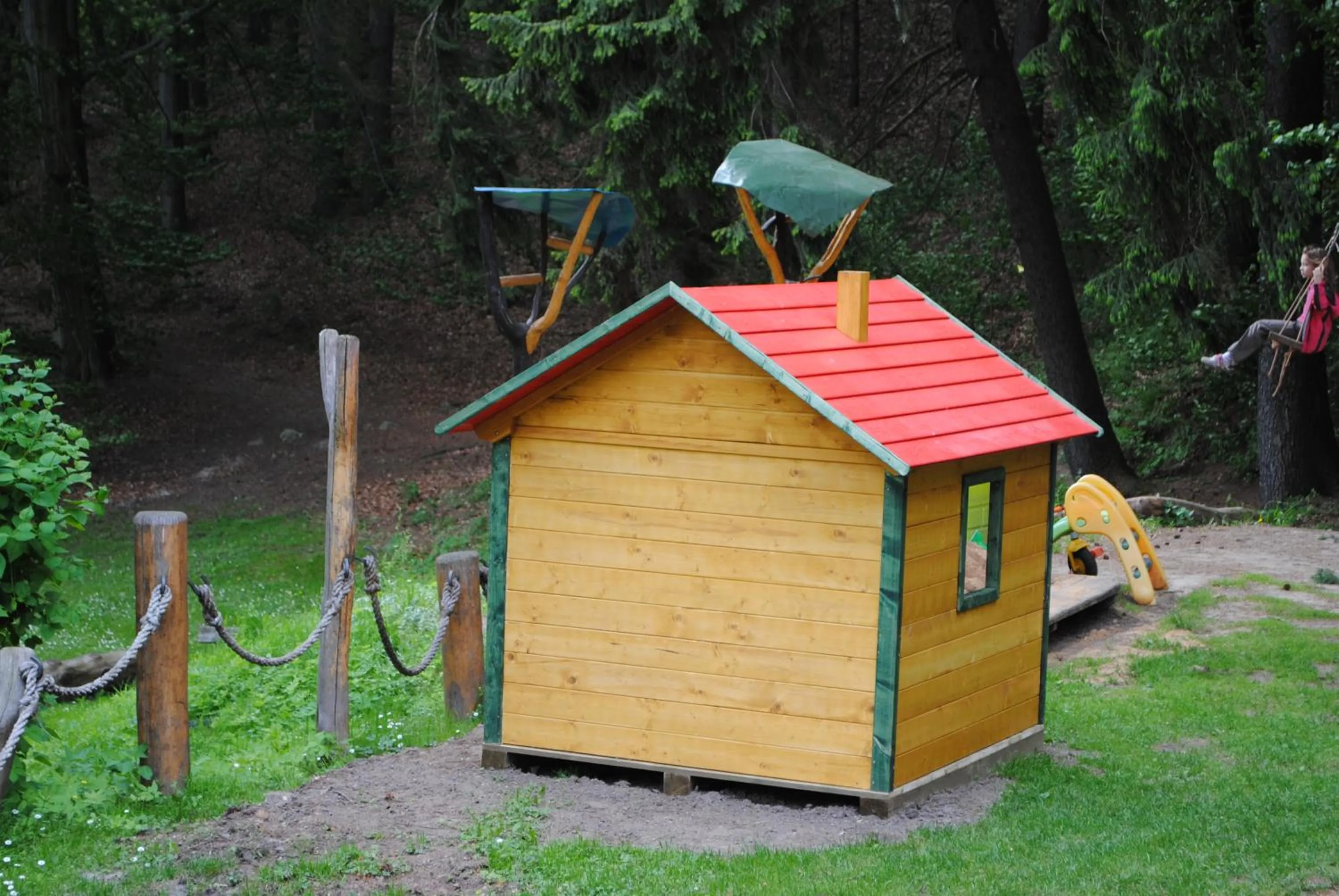Children play ground in Hotel pod Šikmou Věží