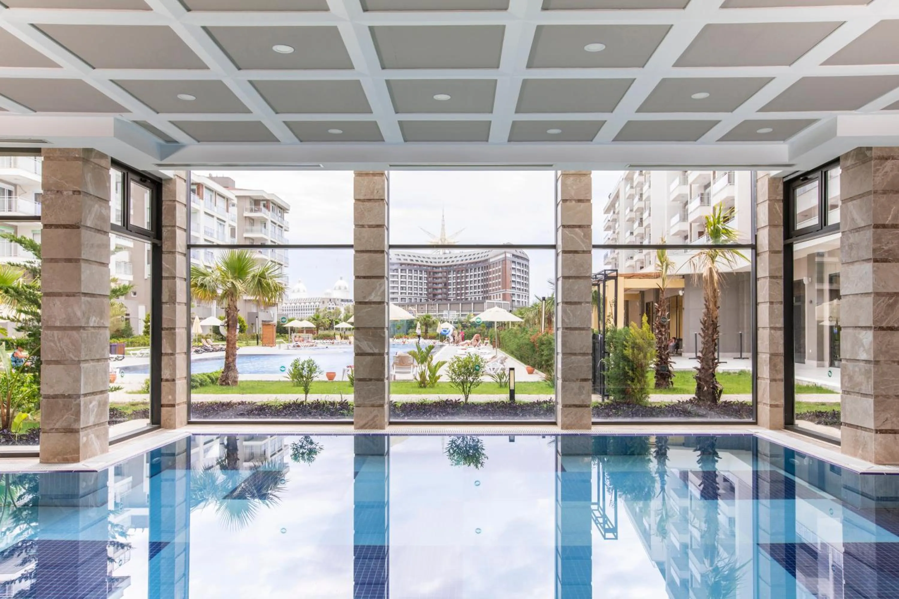 Pool view in Greenwood Suites Resort