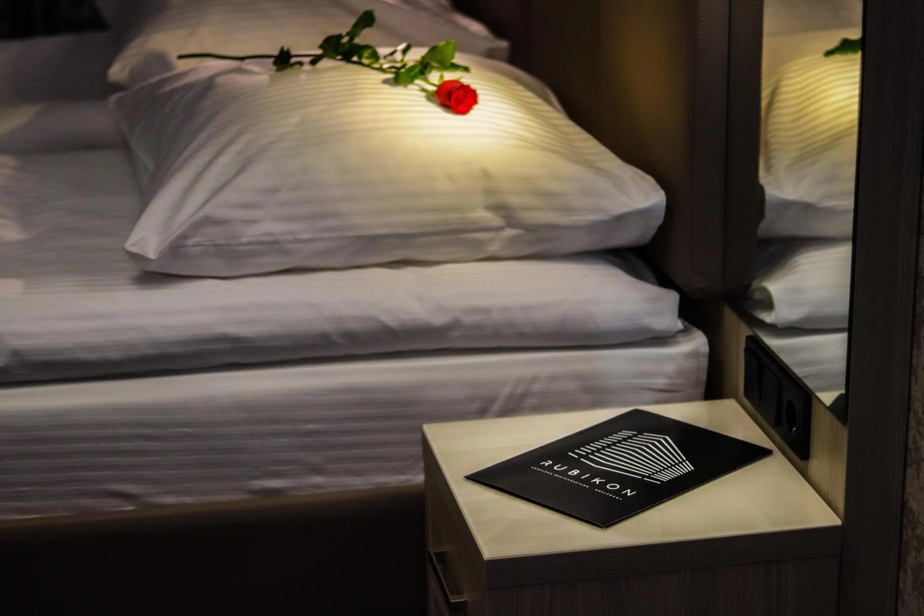 Bed in Kompleks restauracyjno-noclegowy Rubikon