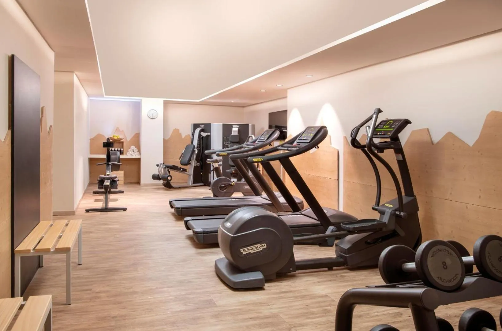 Fitness centre/facilities in Le Massif Hotel & Lodge Courmayeur The Leading Hotels of the World