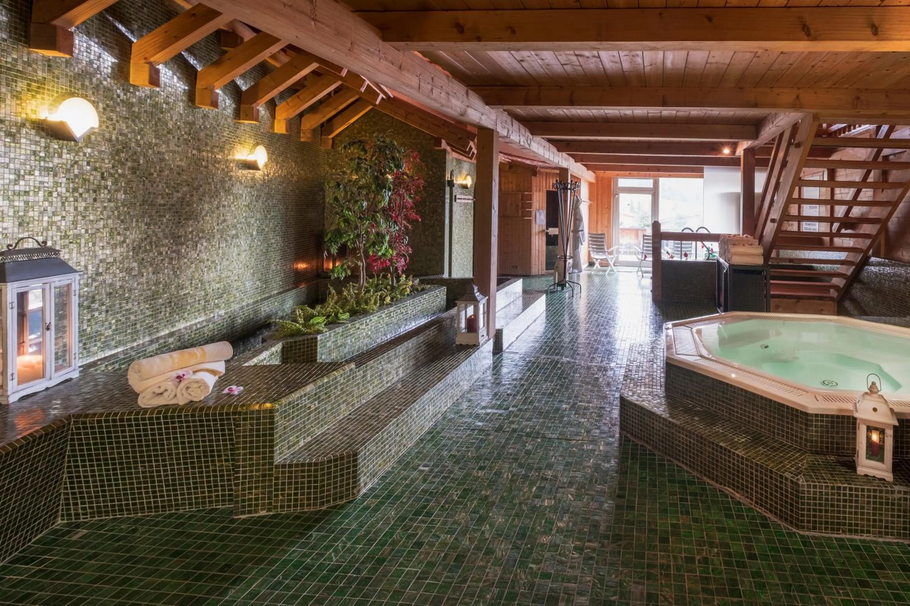 Hot Spring Bath in Hotel Serena