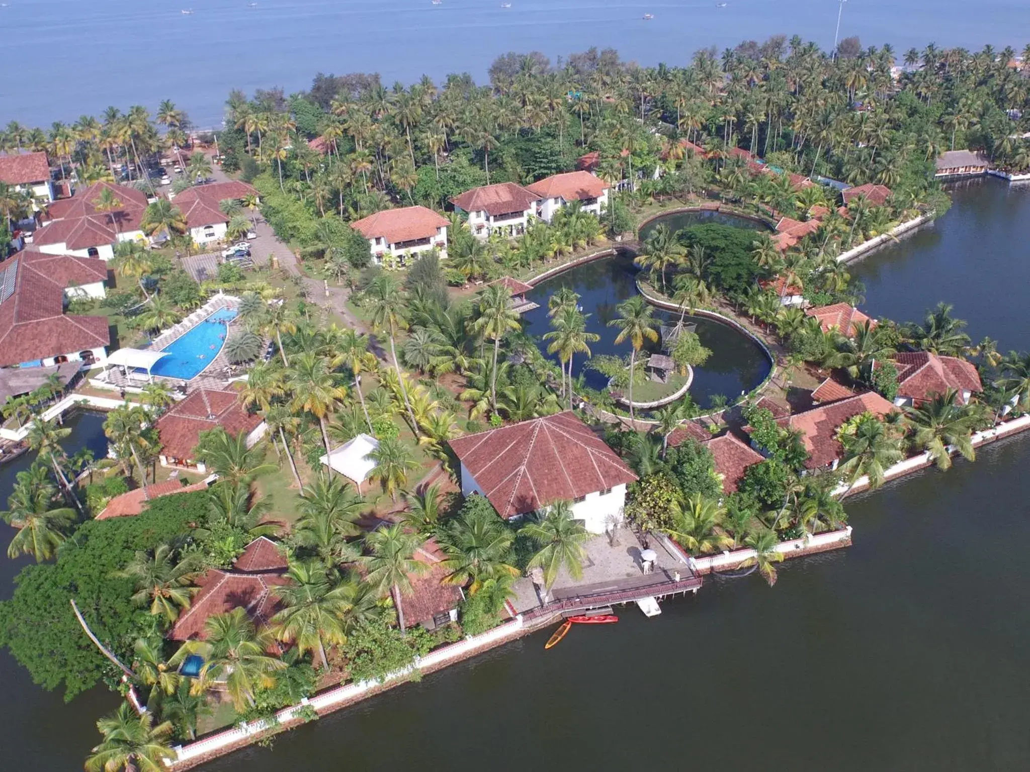 Bird's eye view in Club Mahindra Cherai Beach Bird's eye view in Club Mahindra Cherai Beach
