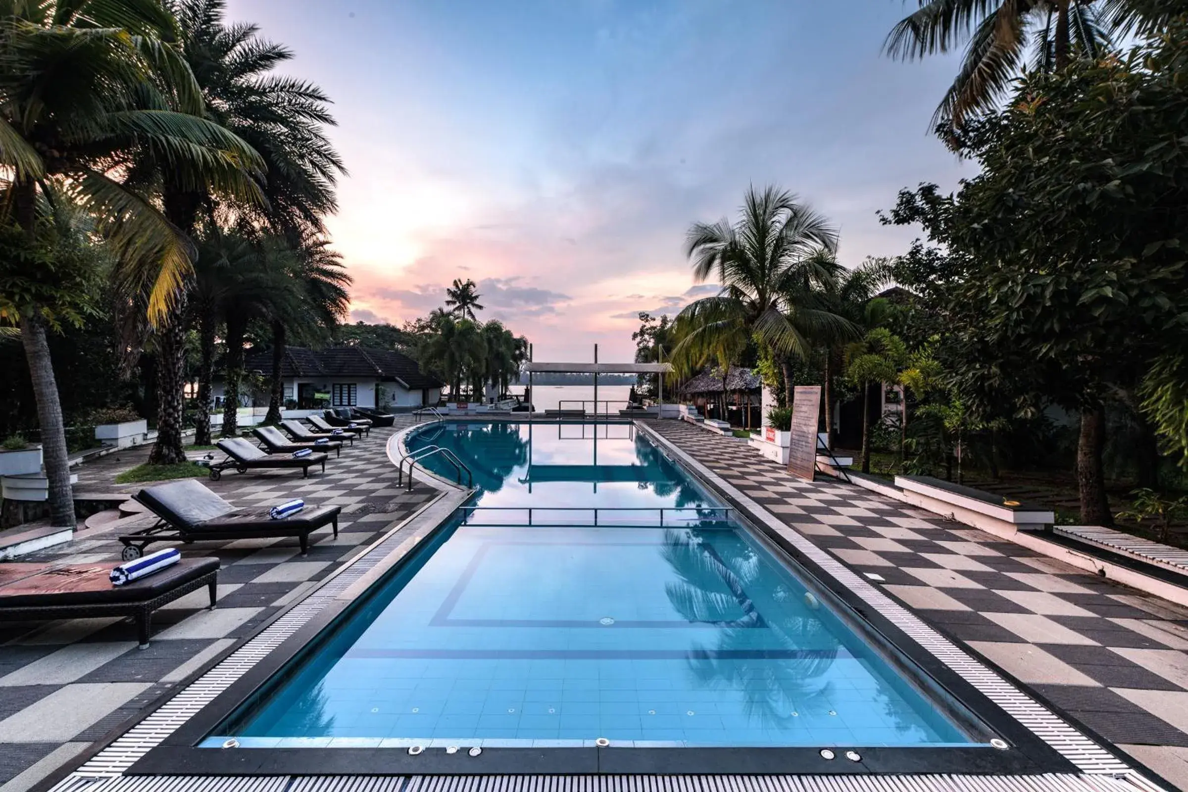 Swimming pool in Club Mahindra Cherai Beach Swimming pool in Club Mahindra Cherai Beach