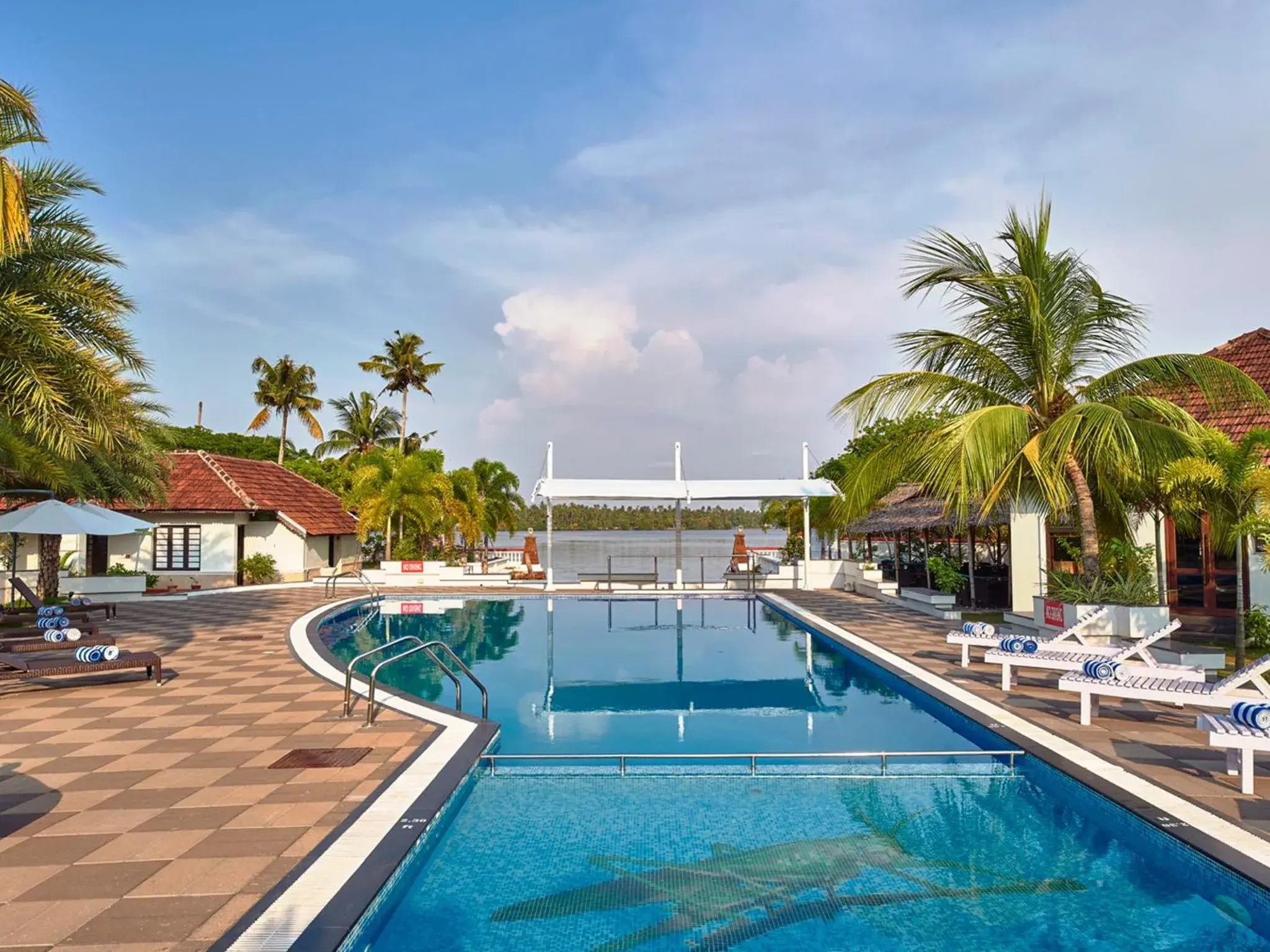 Swimming pool in Club Mahindra Cherai Beach Swimming pool in Club Mahindra Cherai Beach
