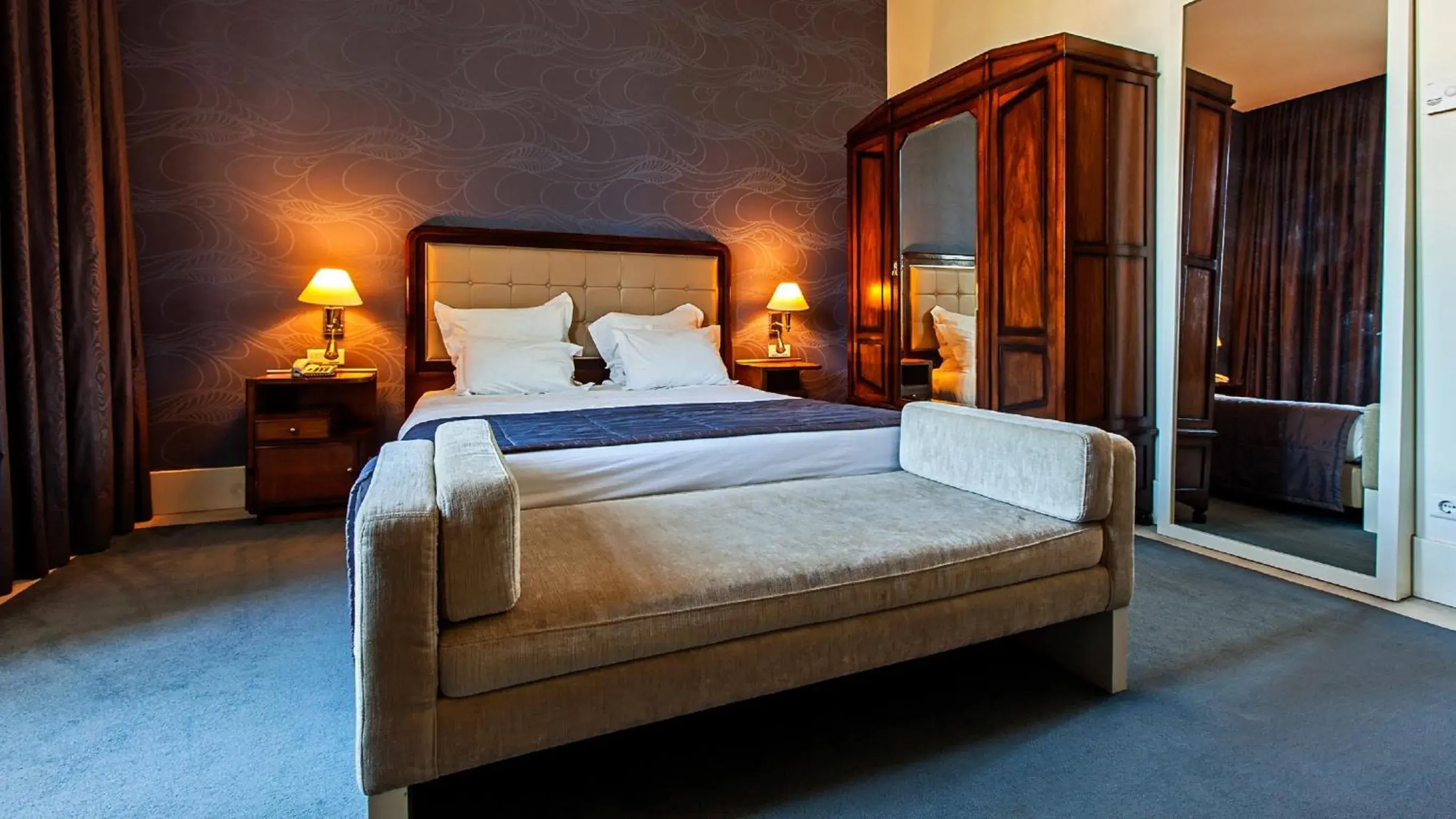 Bedroom, Bed in Curia Palace Hotel & Spa Bedroom, Bed in Curia Palace Hotel & Spa