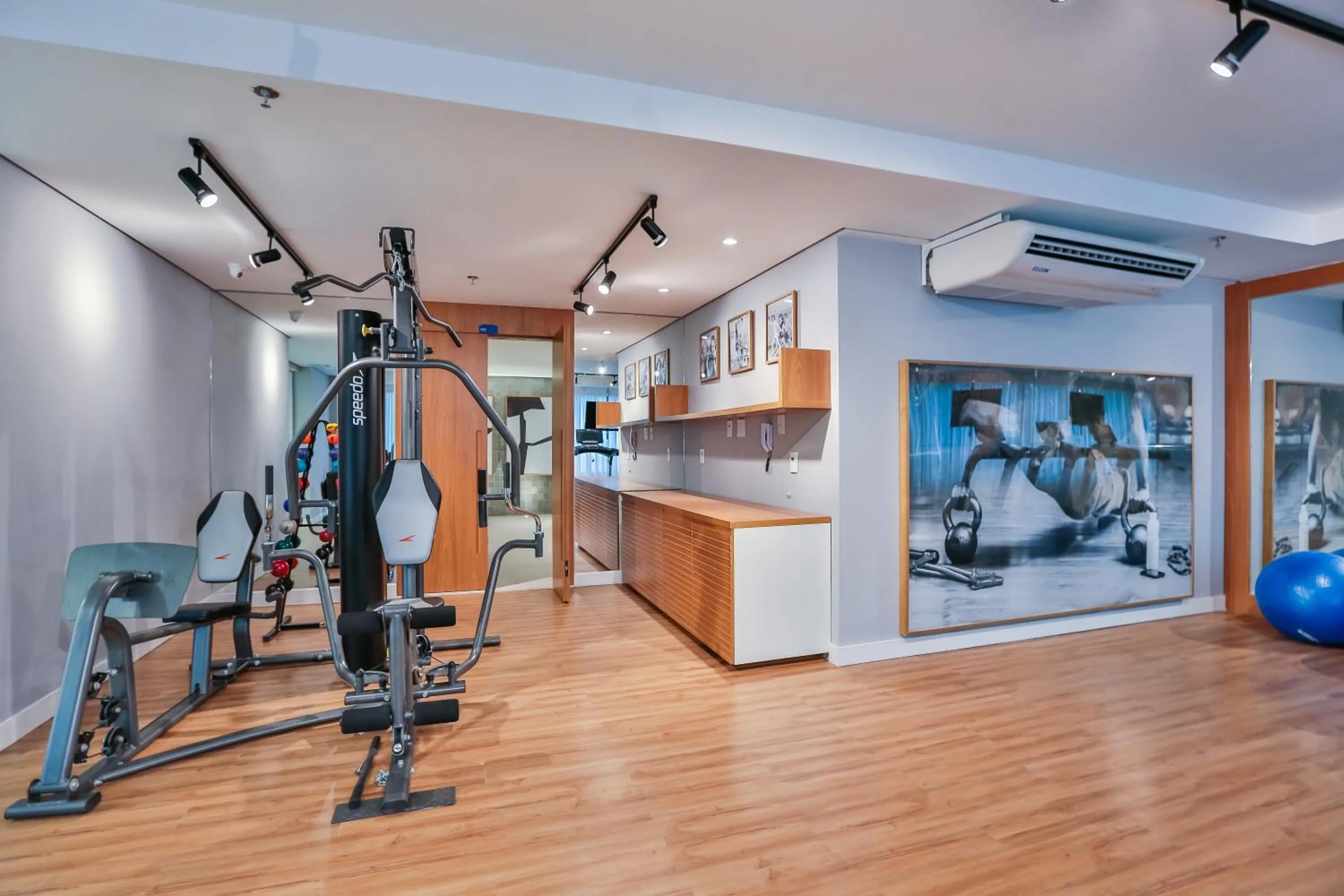 Fitness centre/facilities in eSuítes Campos dos Goytacazes