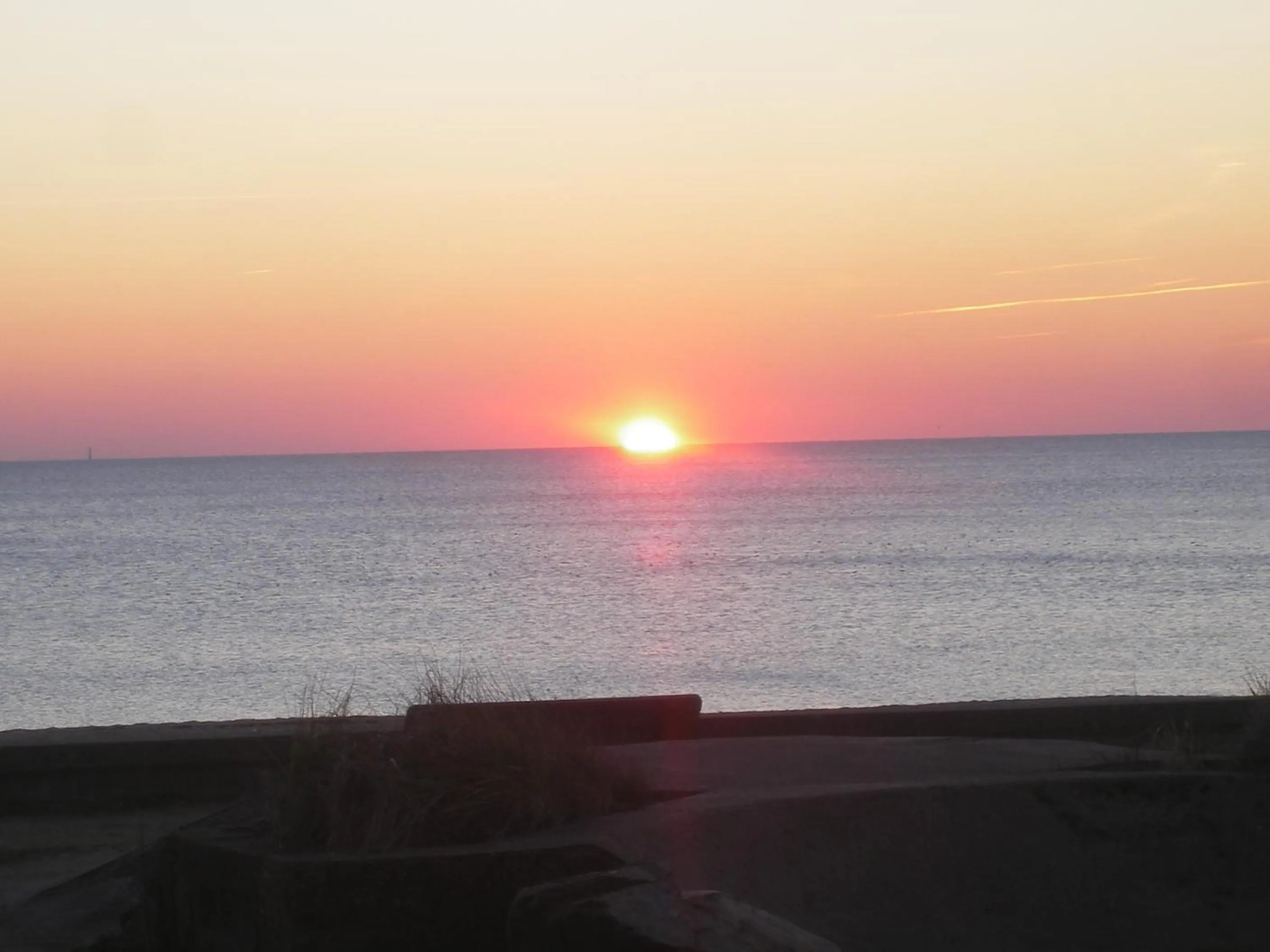 Sunset in Les Chants d'Ailes - Hôtel Face Mer