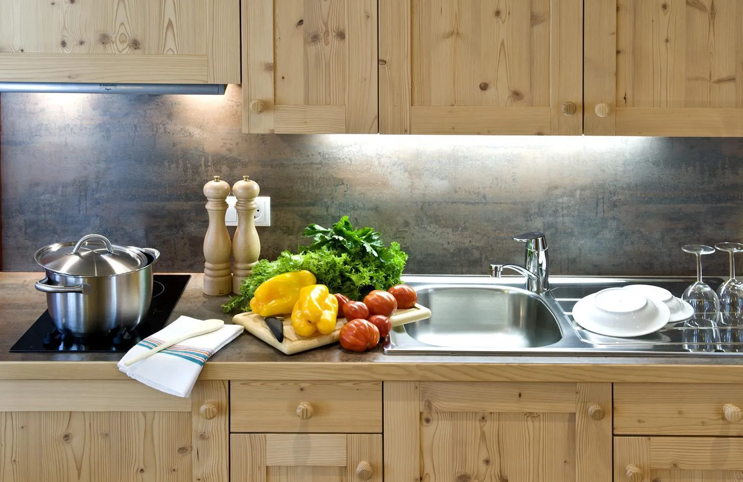 Kitchen or kitchenette in Martina Breakfast Lodge