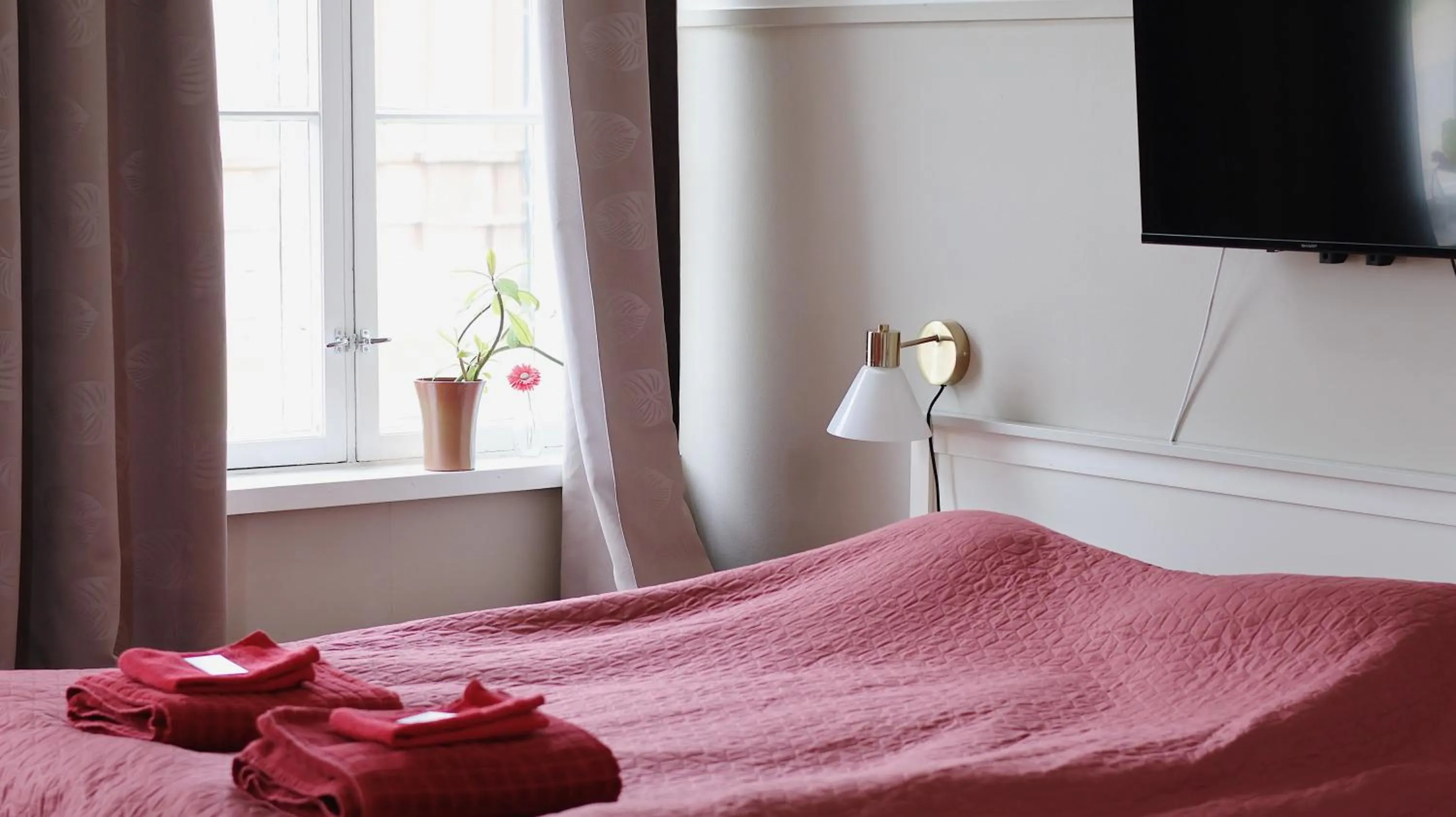 Bed in Huoneistohotelli Marja