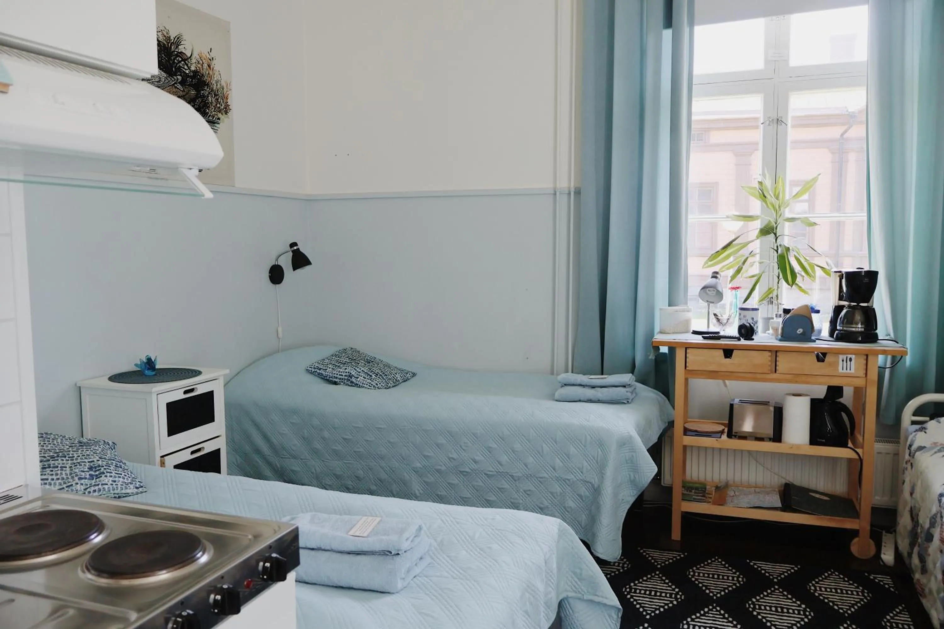 Bed in Huoneistohotelli Marja