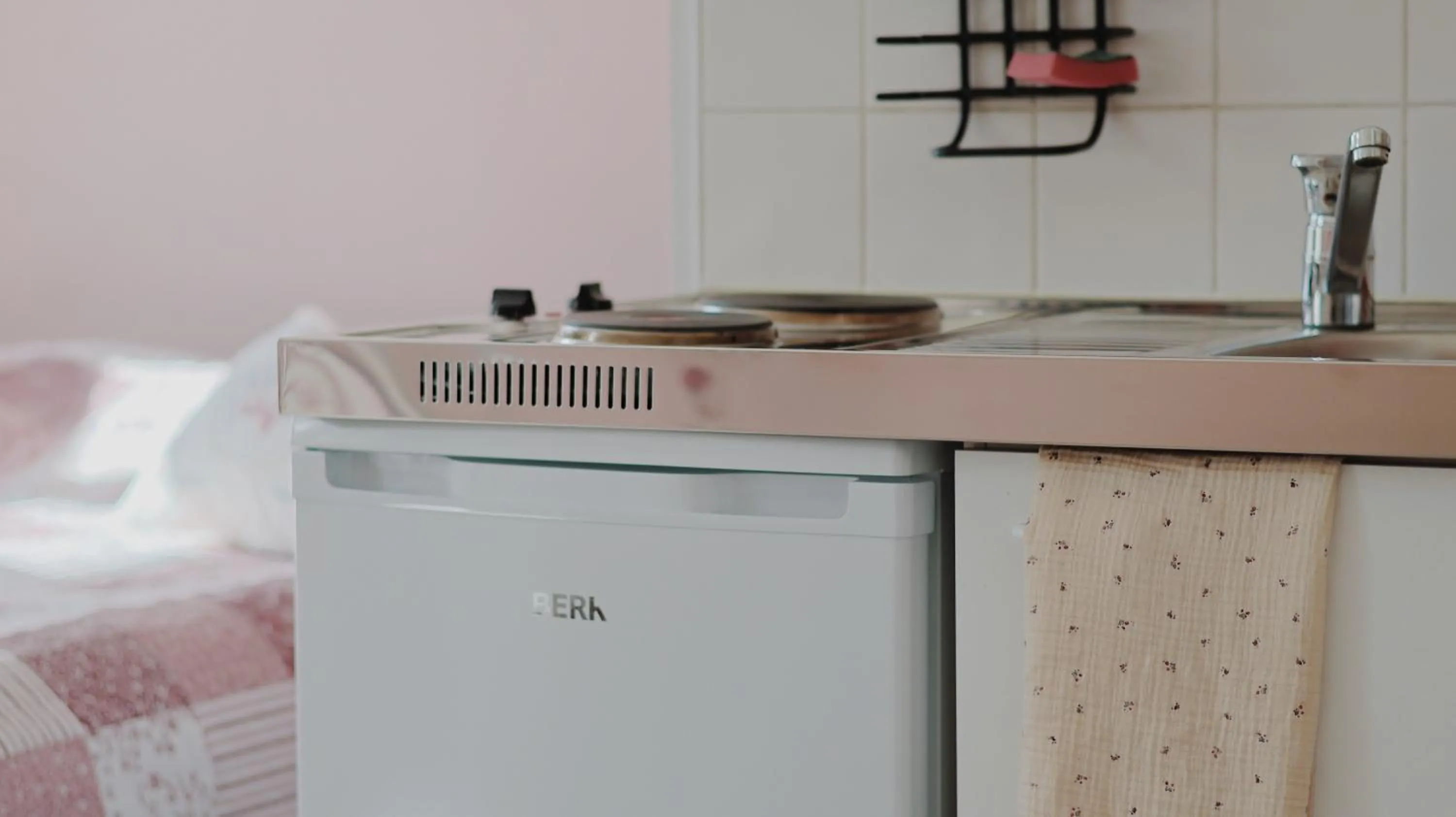 stove in Huoneistohotelli Marja