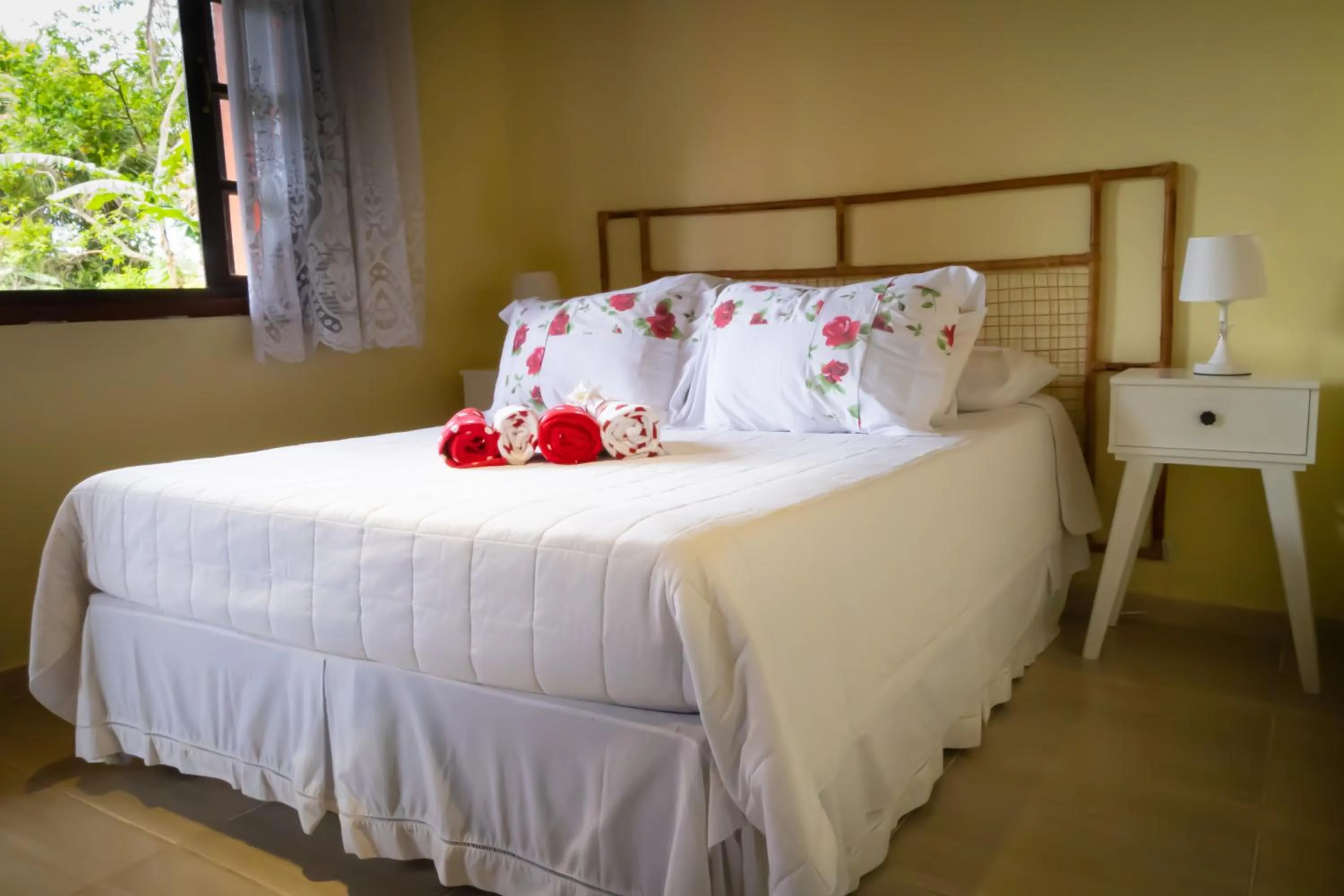 Bed in Pousada Gata Russa