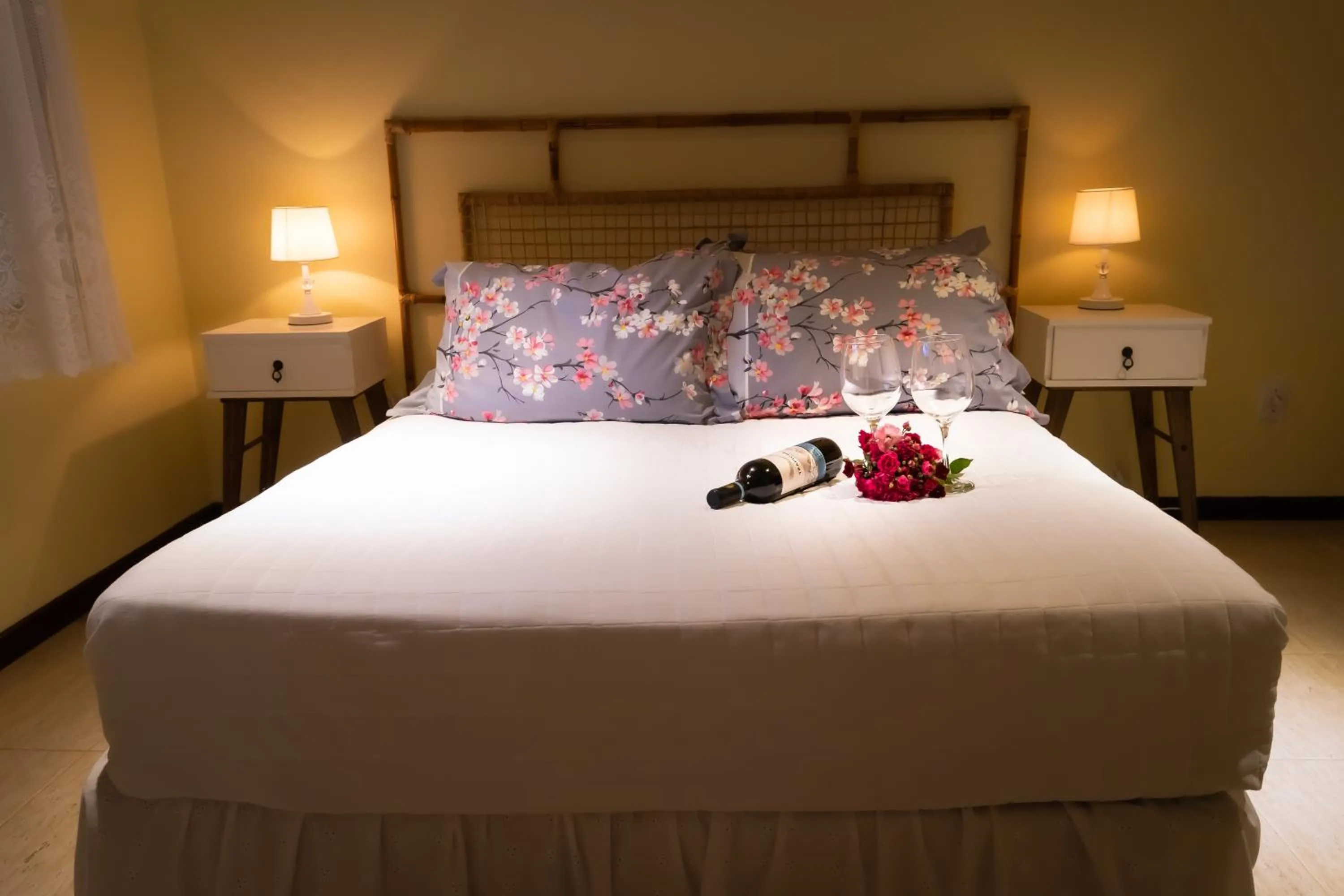 Bed in Pousada Gata Russa