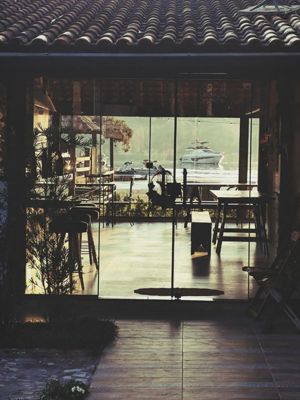 Patio in Pousada Gata Russa