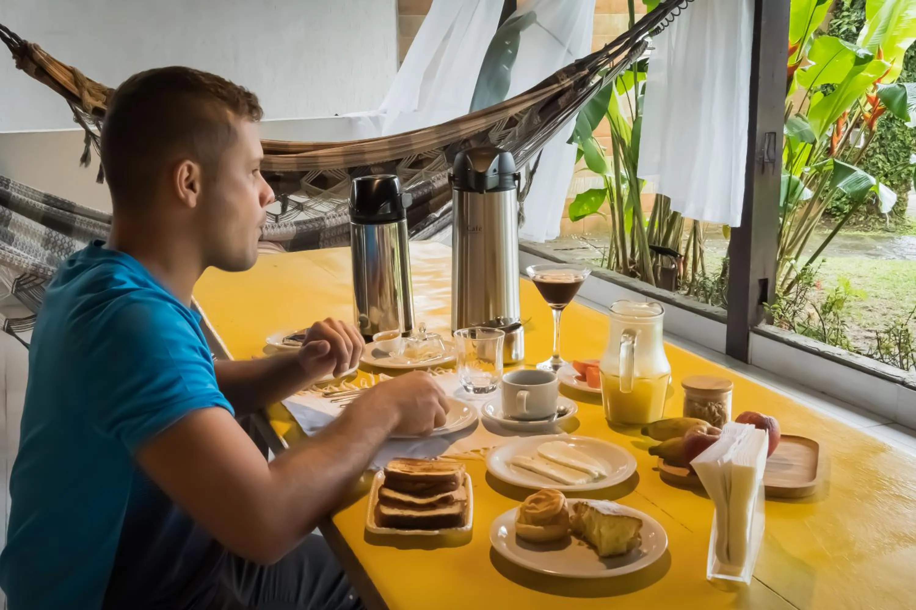 Breakfast in Pousada Gata Russa