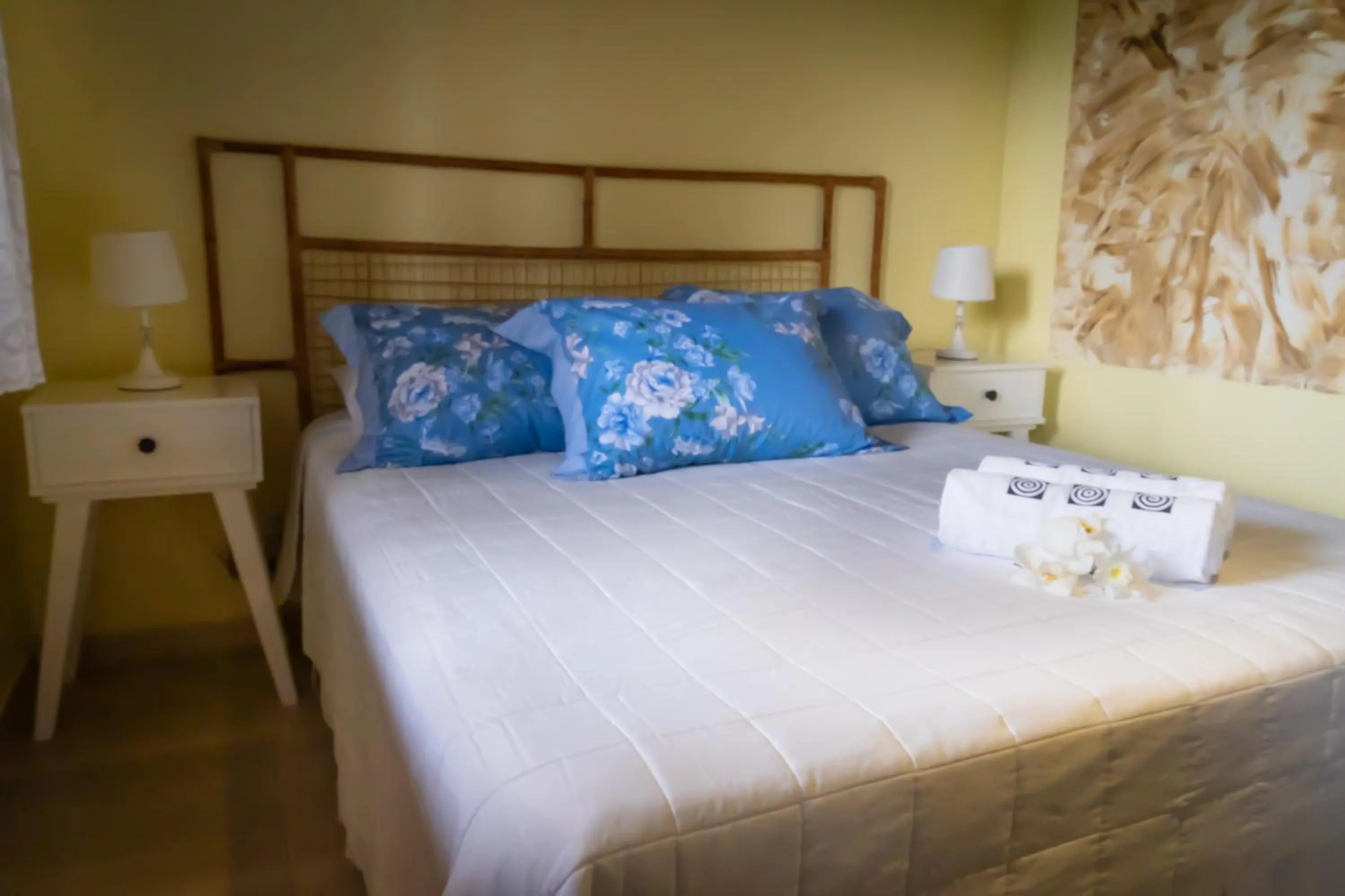 Bed in Pousada Gata Russa