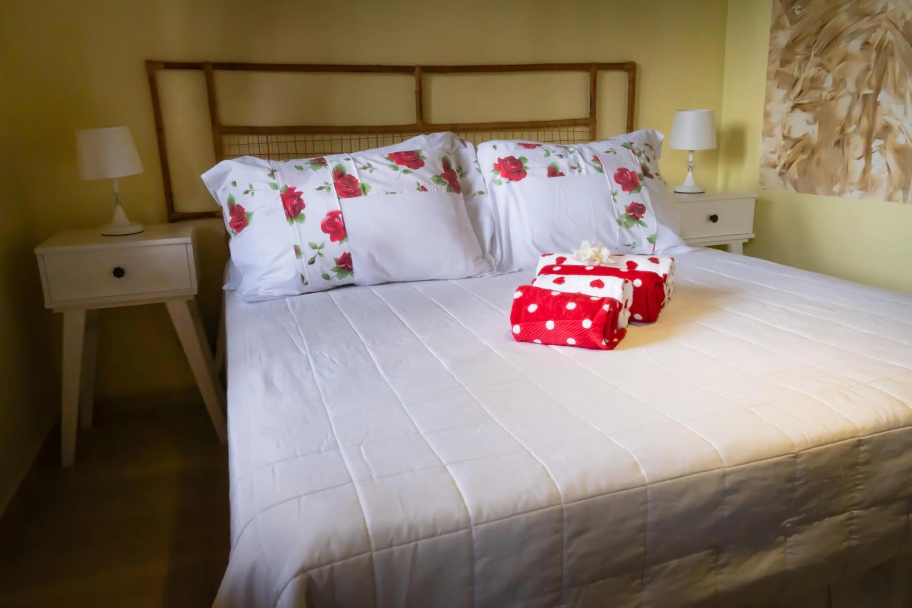 Bed in Pousada Gata Russa