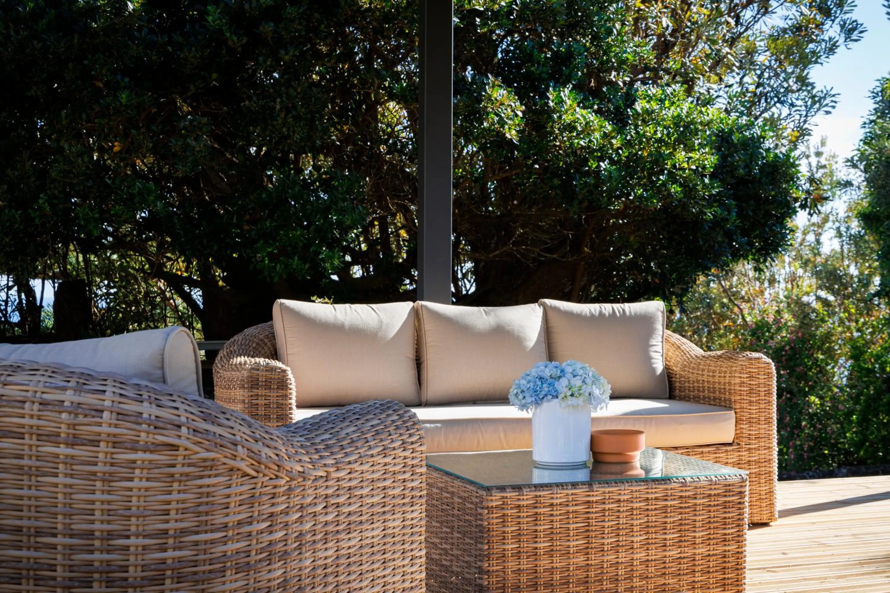 Seating area in ANC Resort