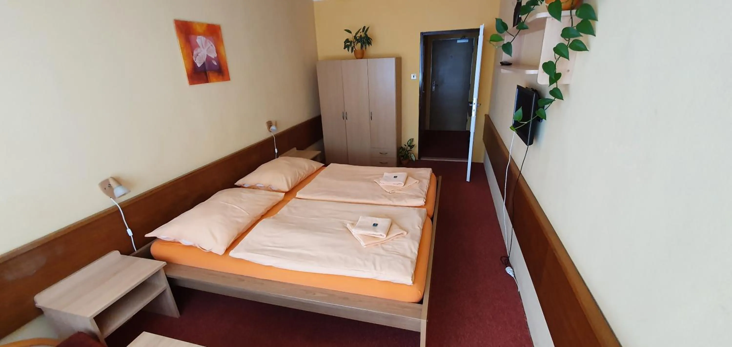 Bed in Hotel Poprad