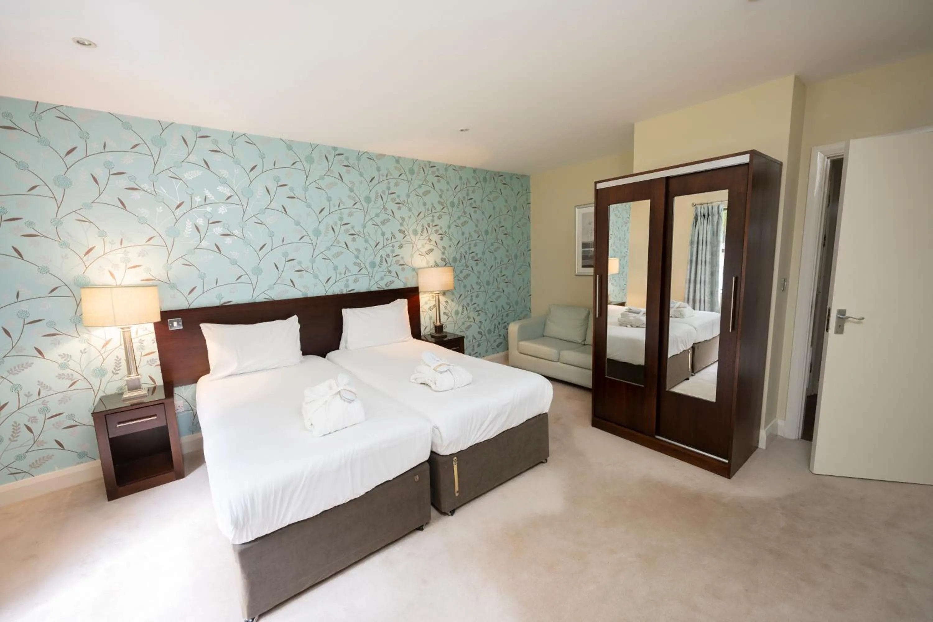 Bedroom in Kenmare Bay Hotel Lodges