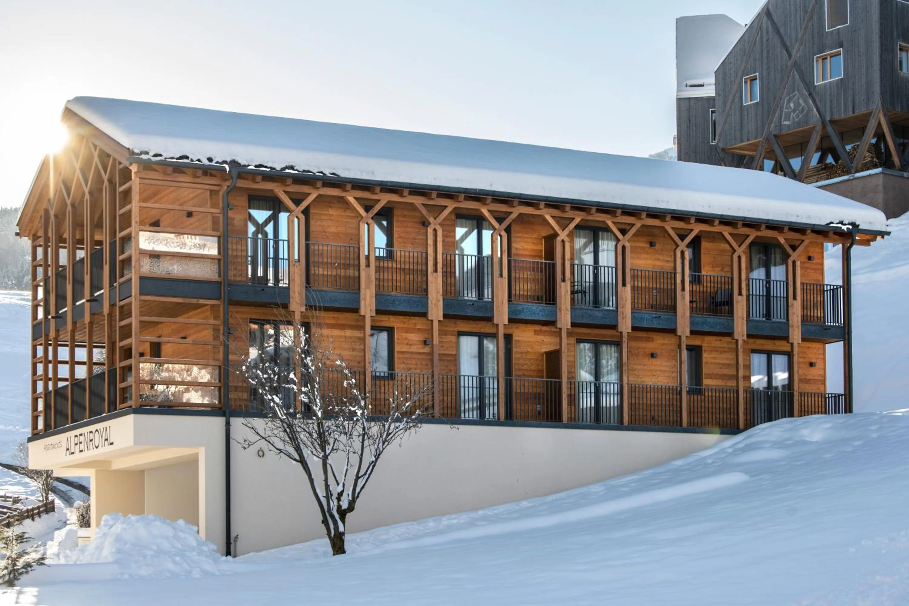Property building in Hotel Alpenroyal