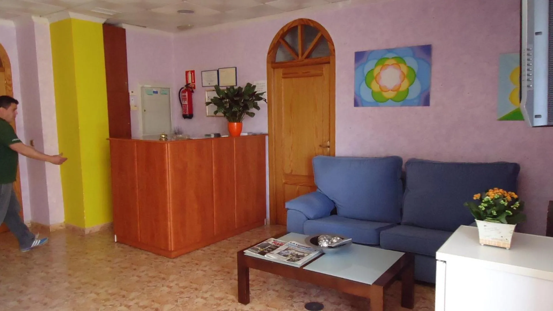 Lobby or reception in Pension Los Cisnes