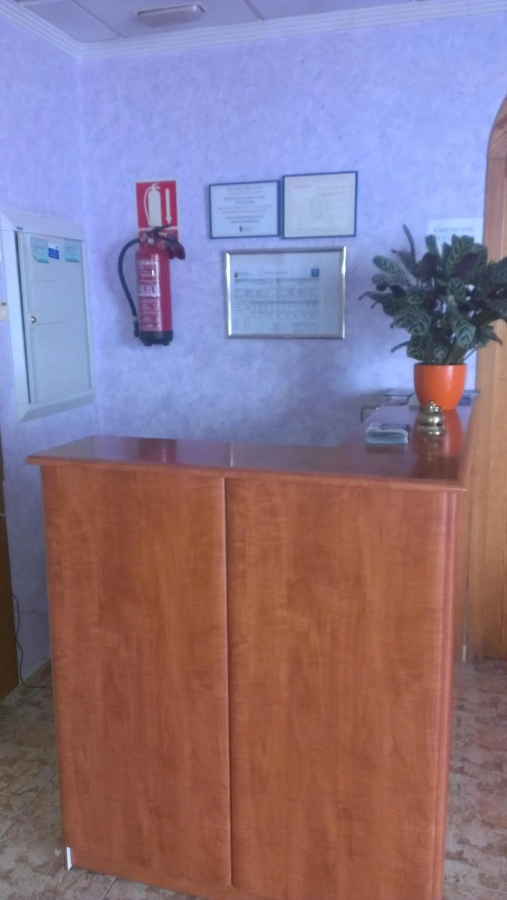 Lobby or reception in Pension Los Cisnes
