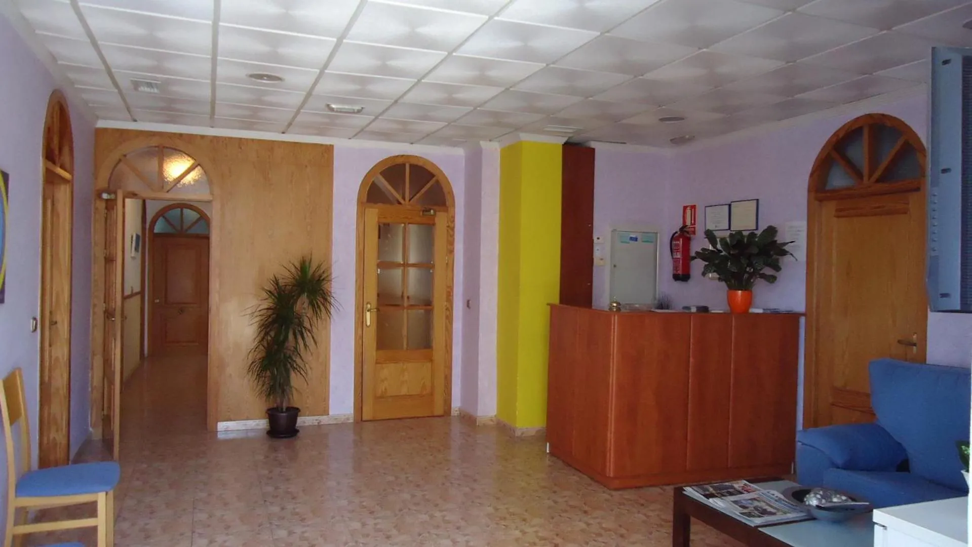 Lobby or reception in Pension Los Cisnes