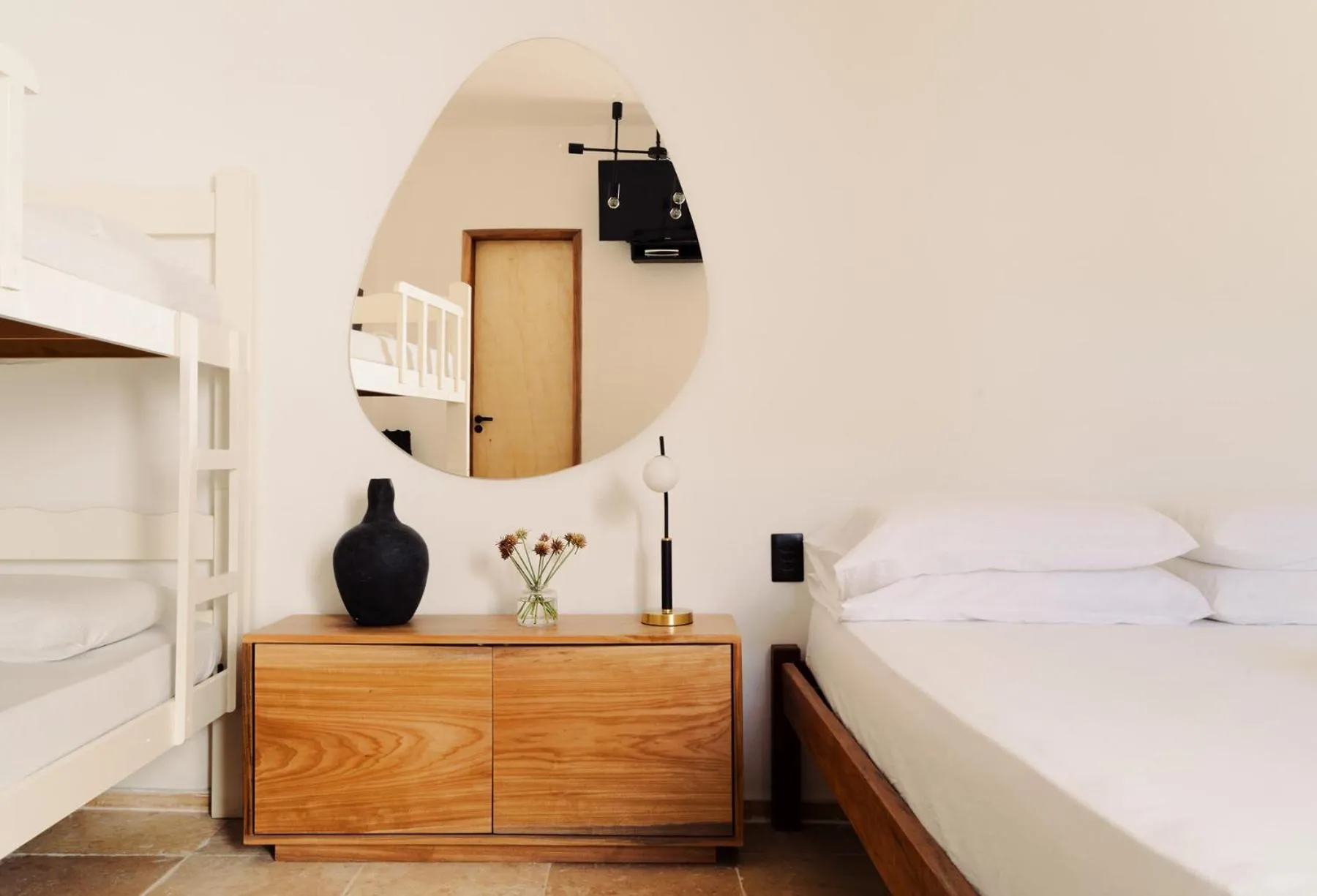 Bed in Jeri Suites accommodation