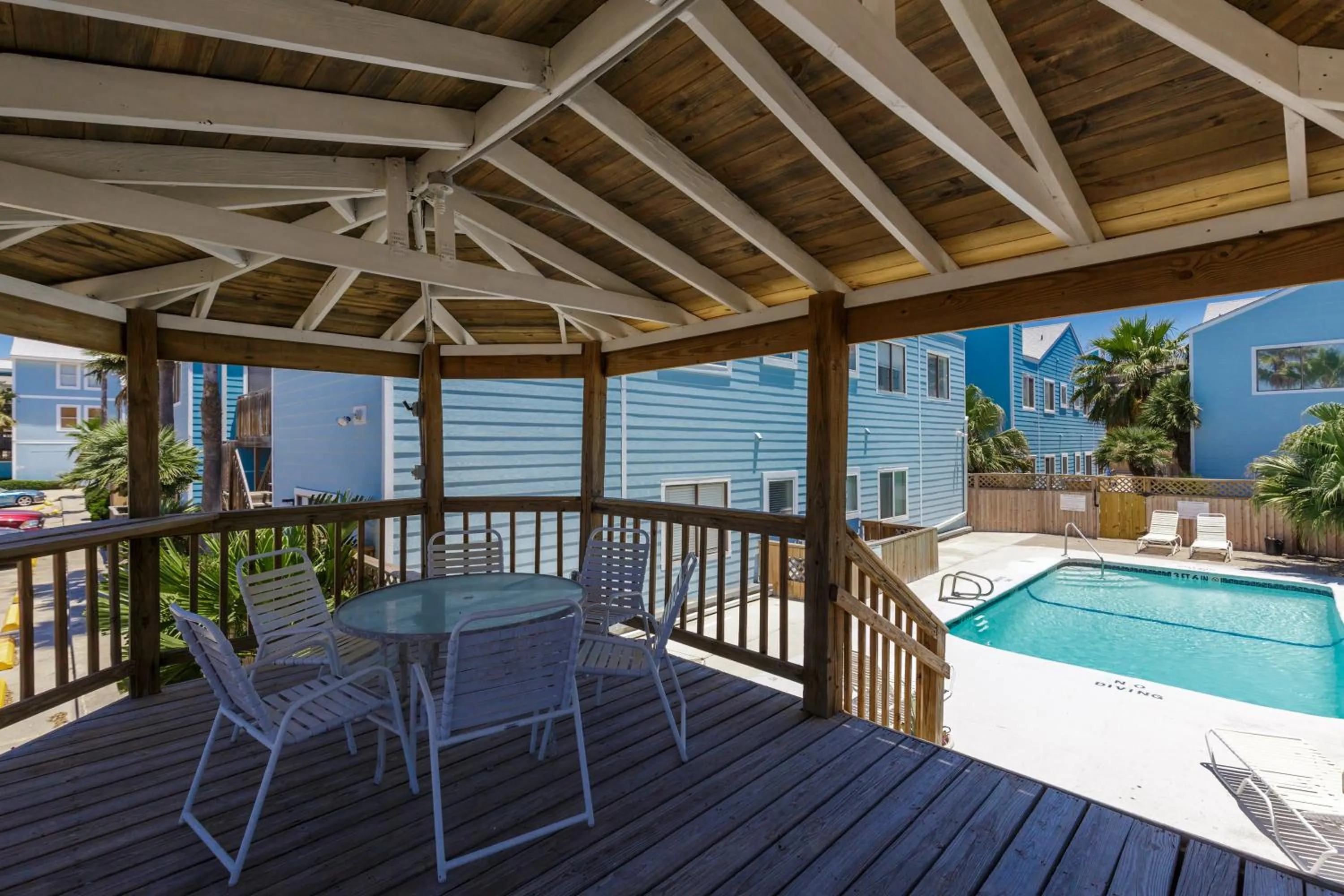 Balcony/Terrace in Charming family condo - walking distance to beach by Mustang Island, Sleeps Four, 2025 Traveler Award