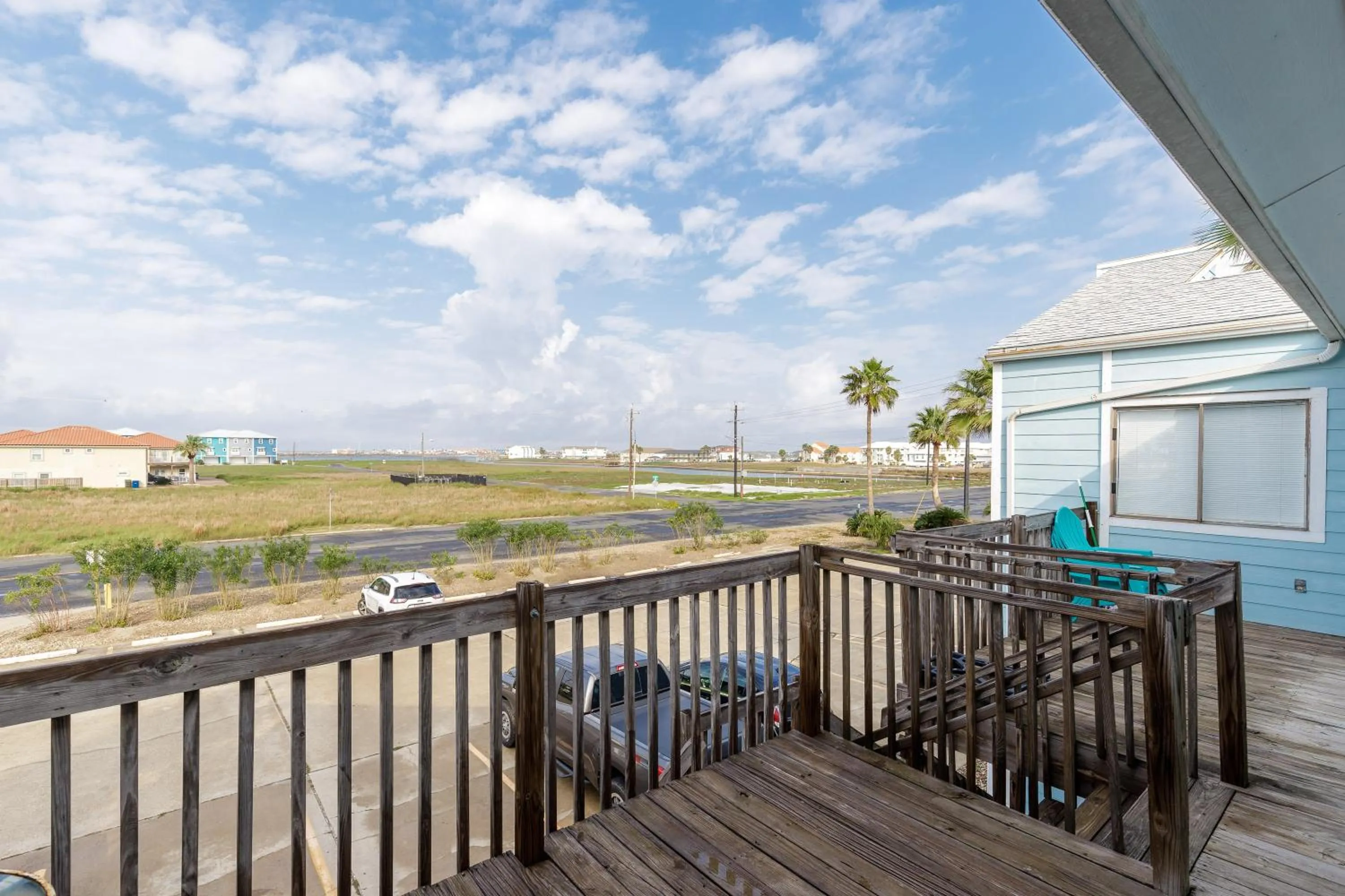 Balcony/Terrace in Charming family condo - walking distance to beach by Mustang Island, Sleeps Four, 2025 Traveler Award