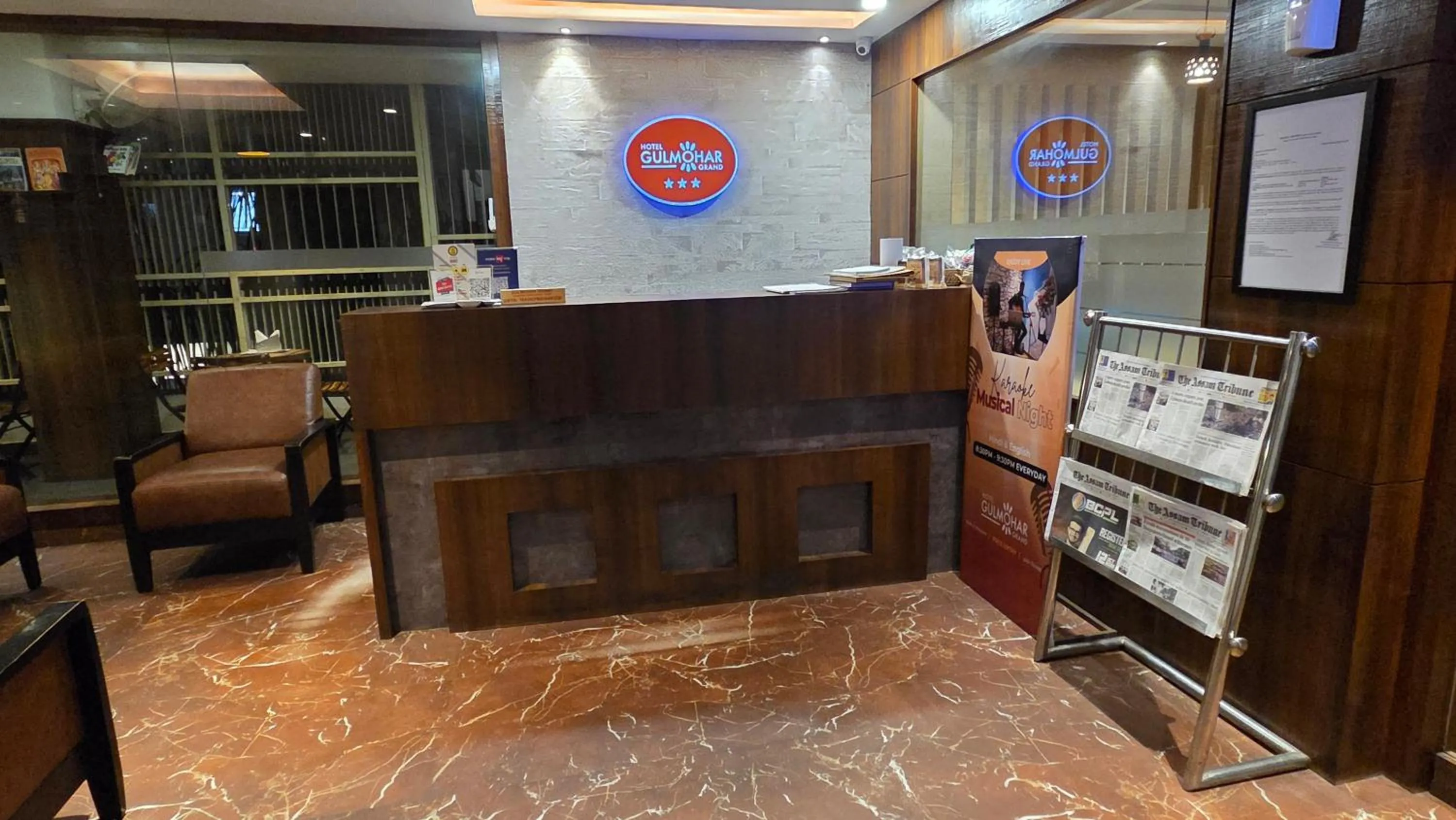 Lobby or reception in Hotel Gulmohar Grand