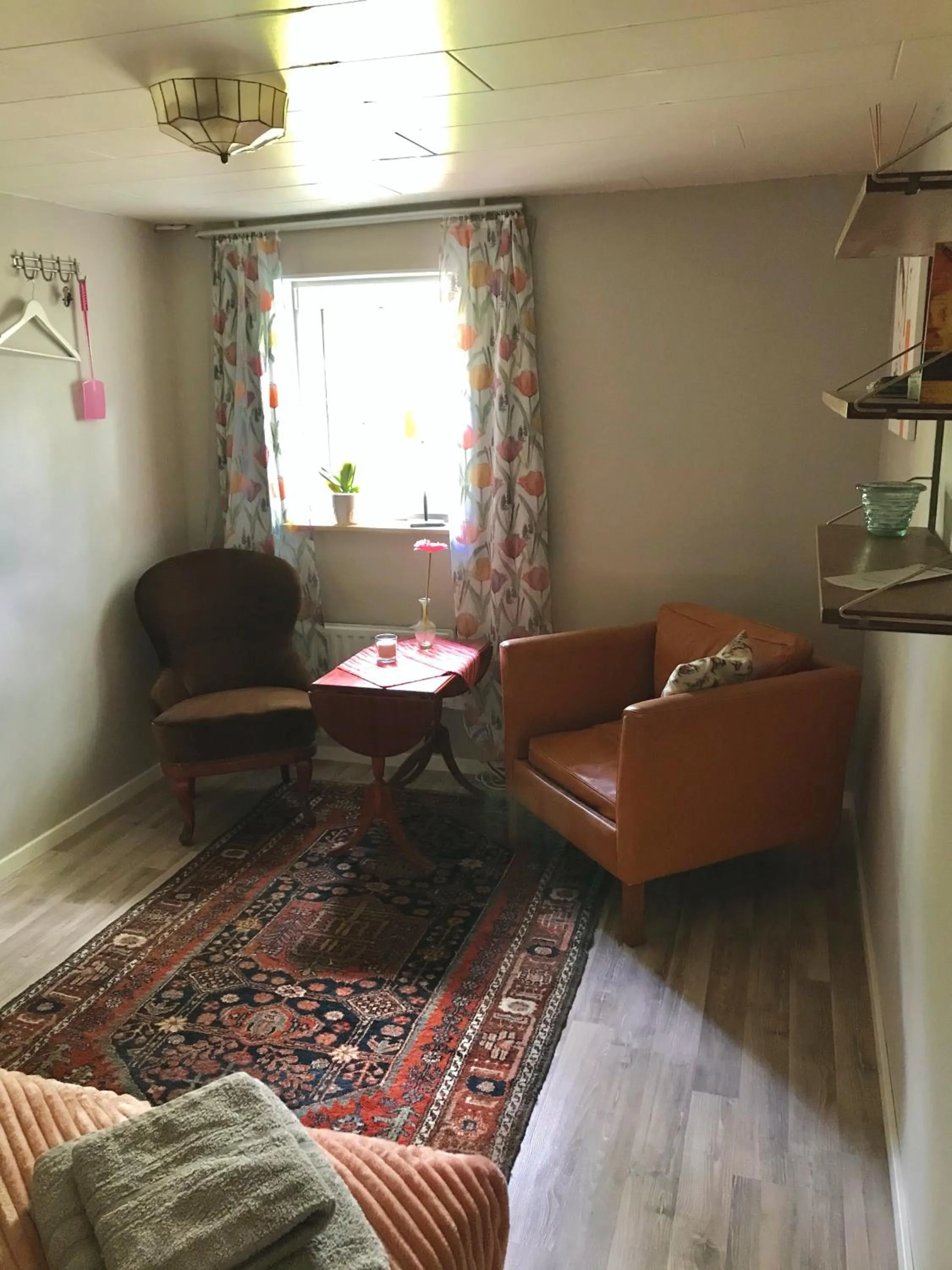 Seating area in The Old Henhouse