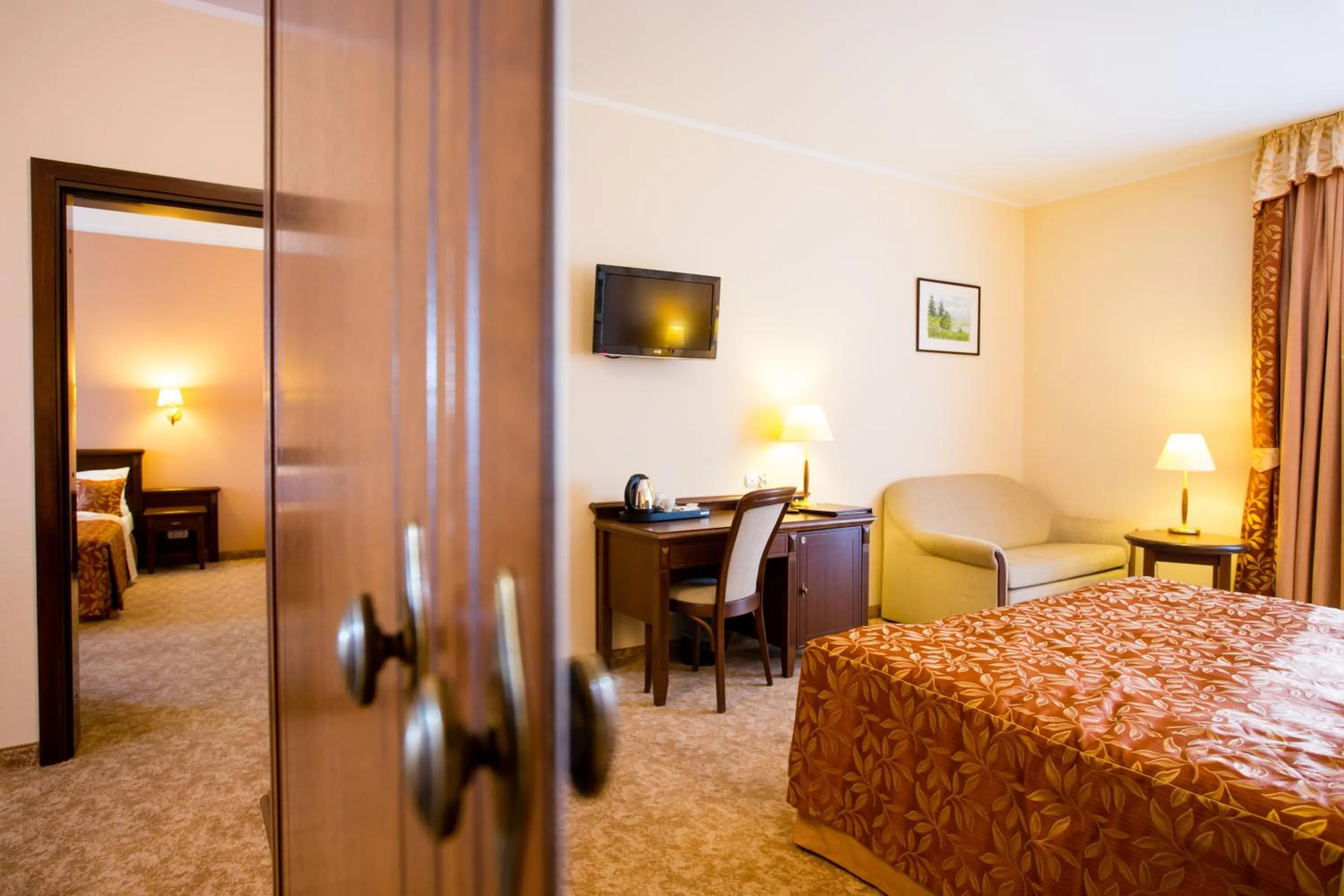 Decorative detail, Bed in Hotel Ventus Natural & Medical Spa