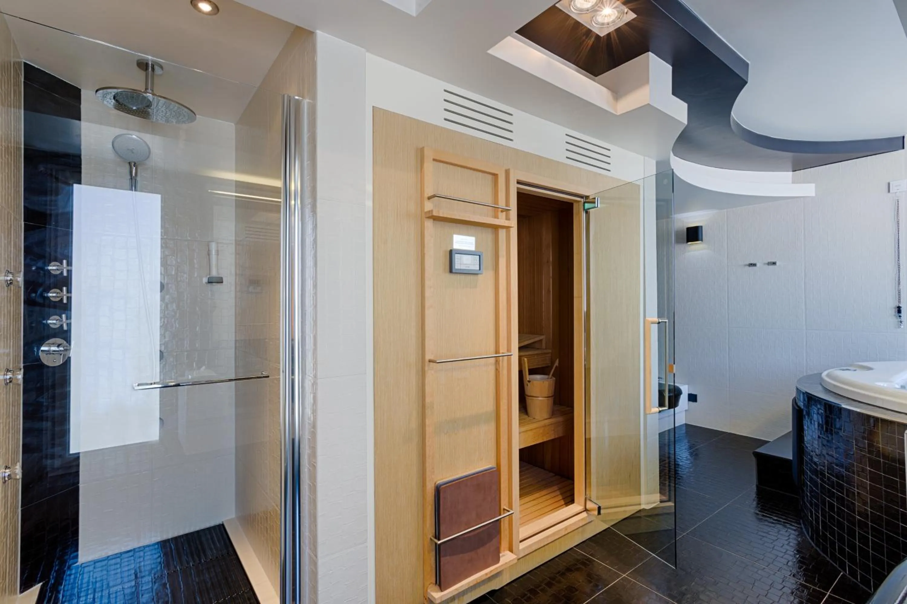 Sauna in Damianii Luxury Boutique Hotel & Spa