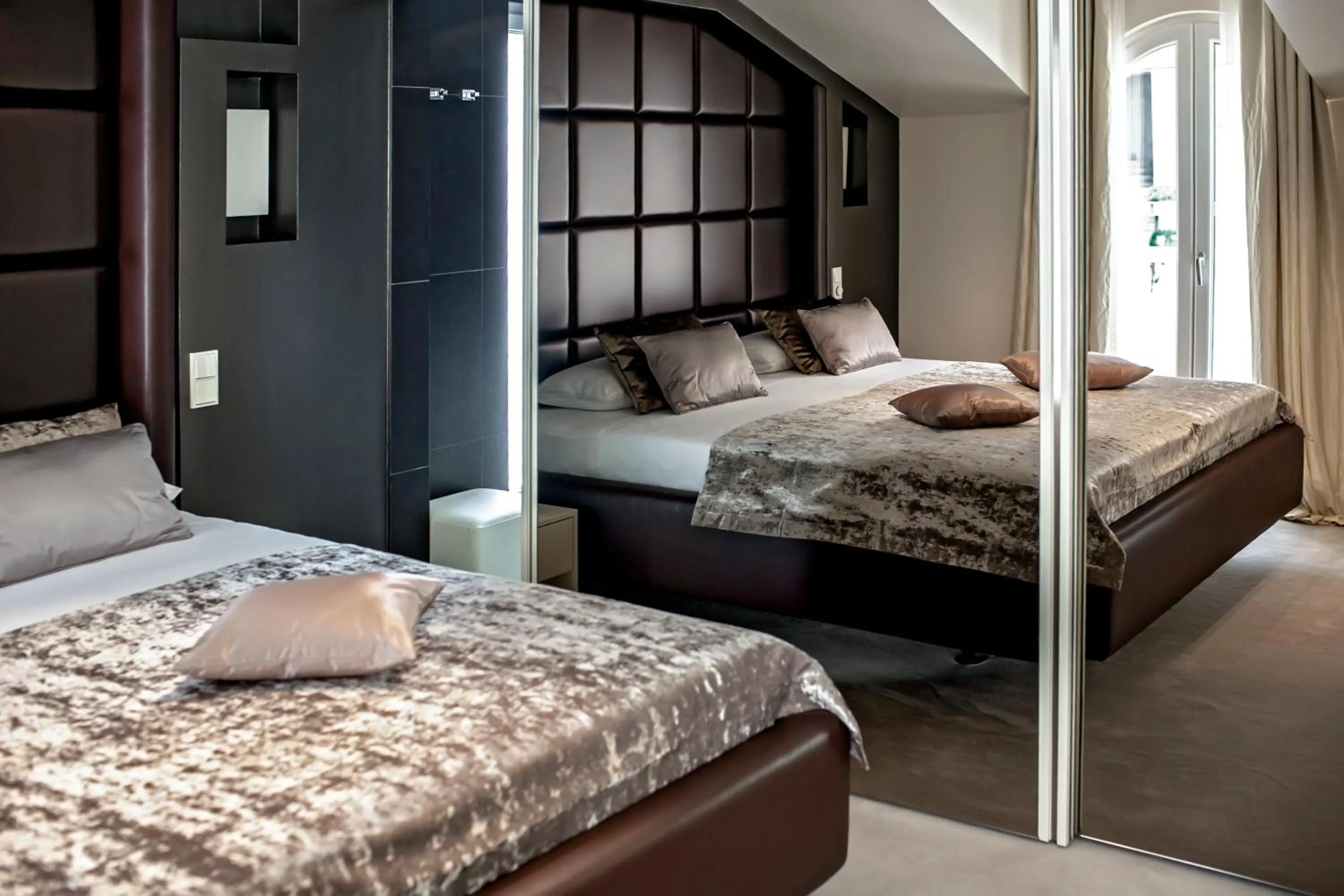 Bed in Damianii Luxury Boutique Hotel & Spa