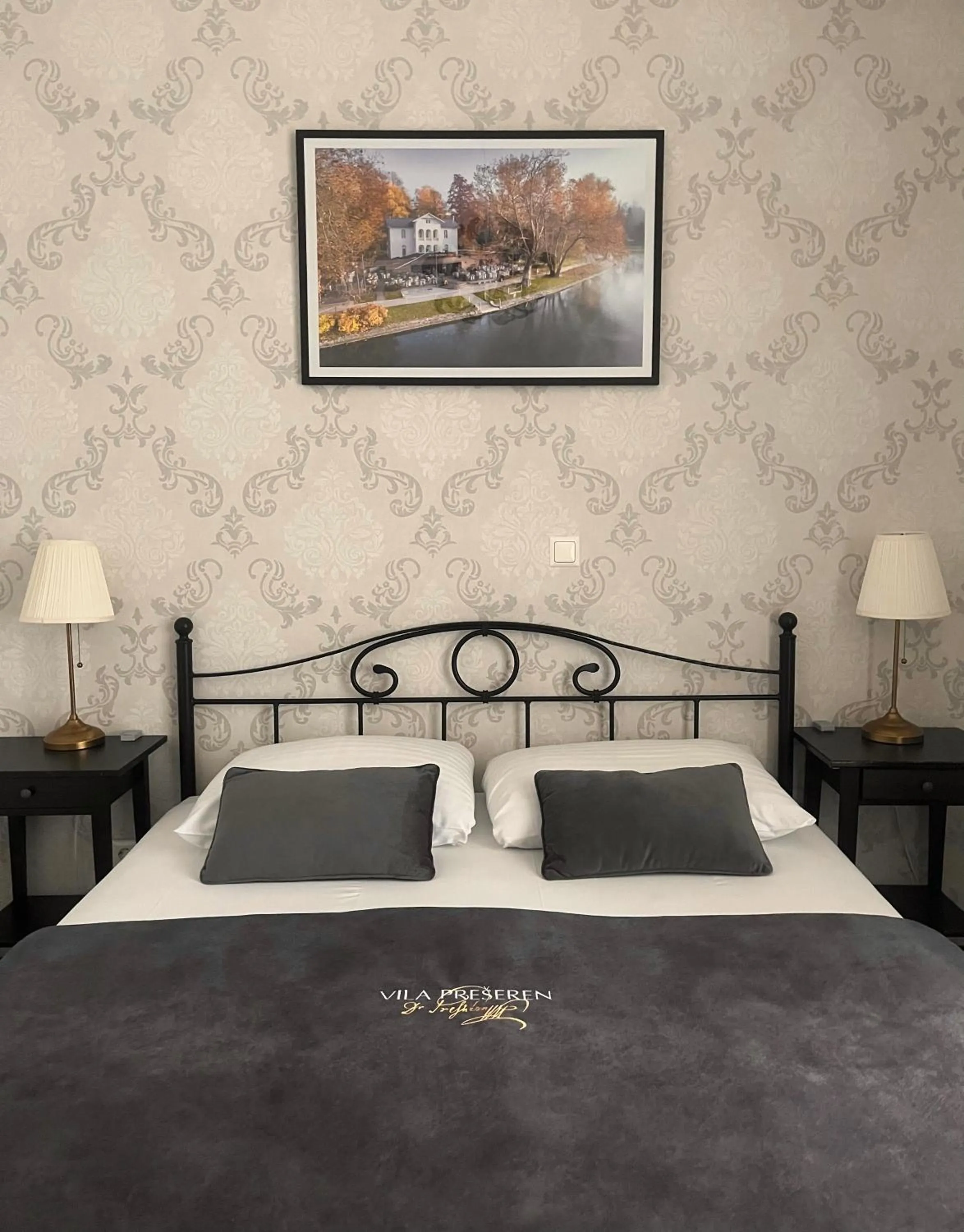 Bed in Penzion Vila Prešeren