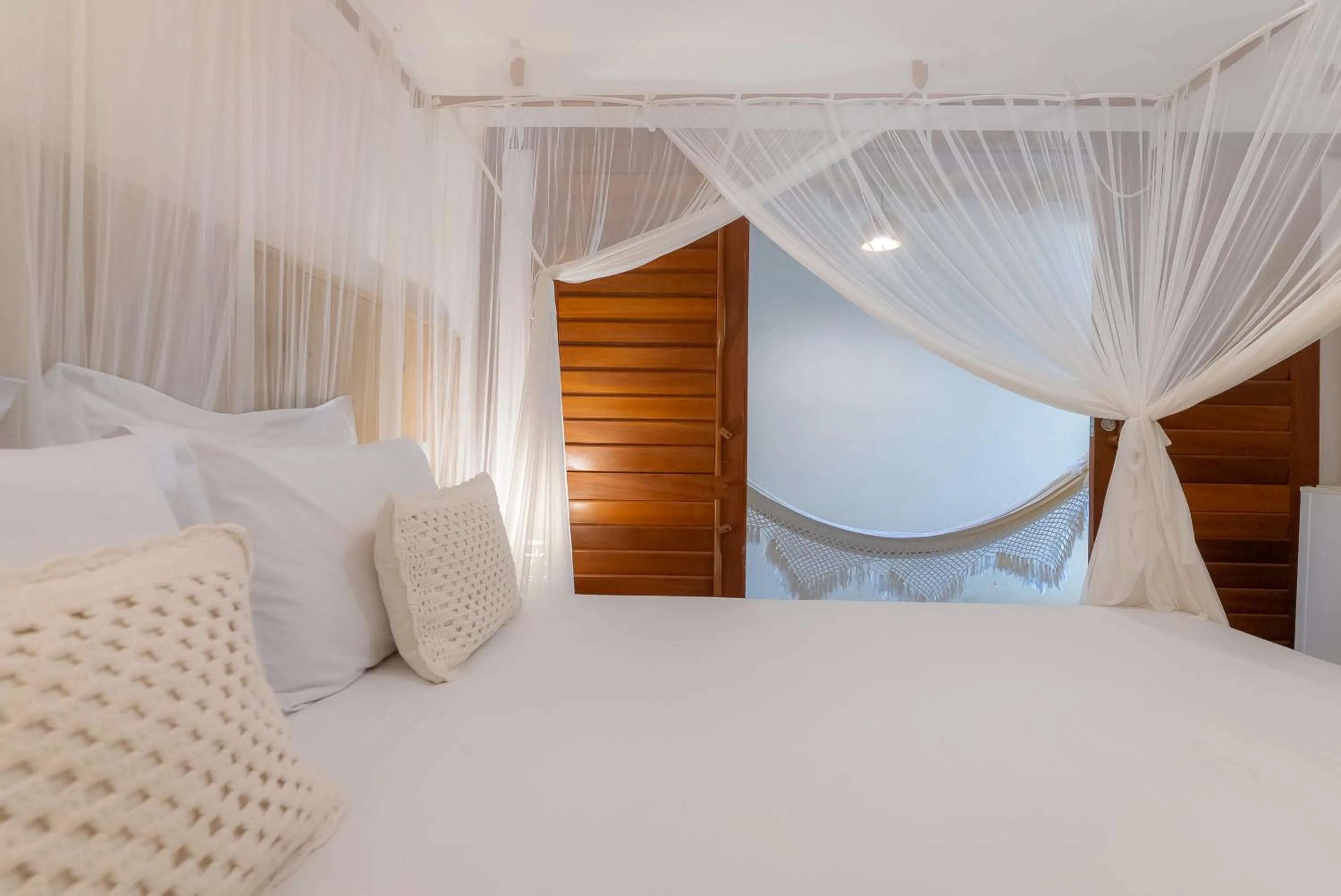 Bed in Pousada Por do Sol Trancoso