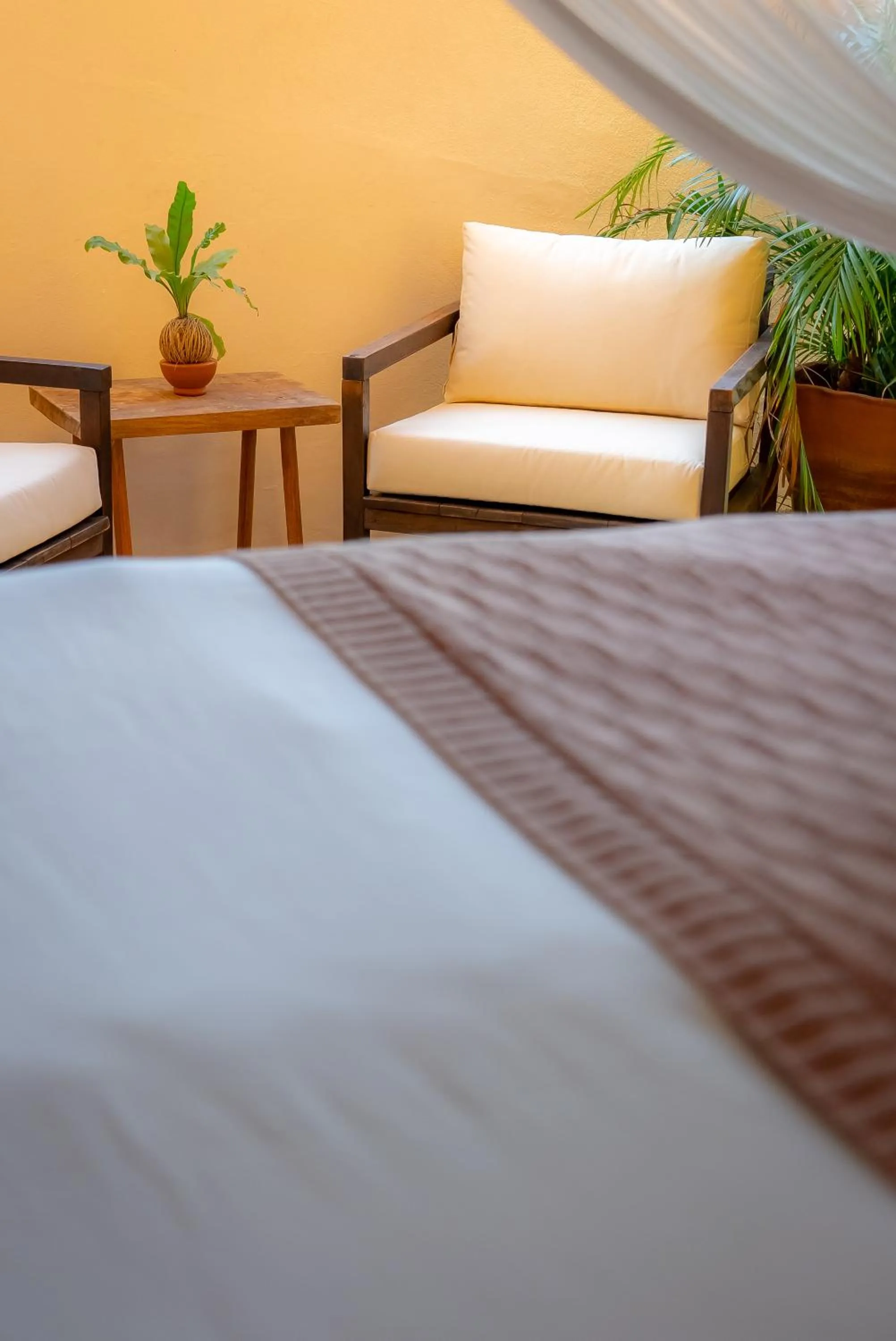 Bed in Pousada Por do Sol Trancoso