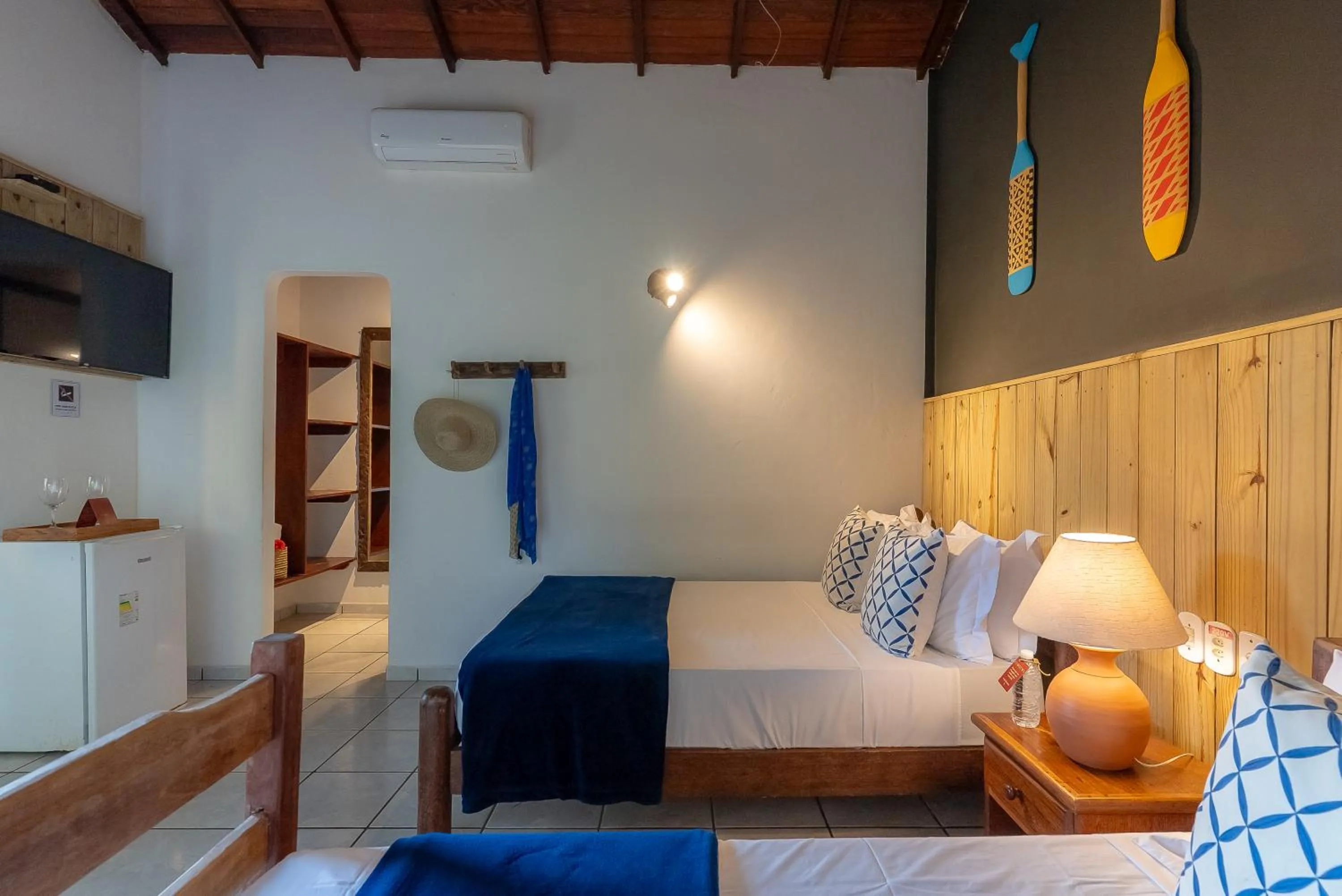 Bed in Pousada Por do Sol Trancoso