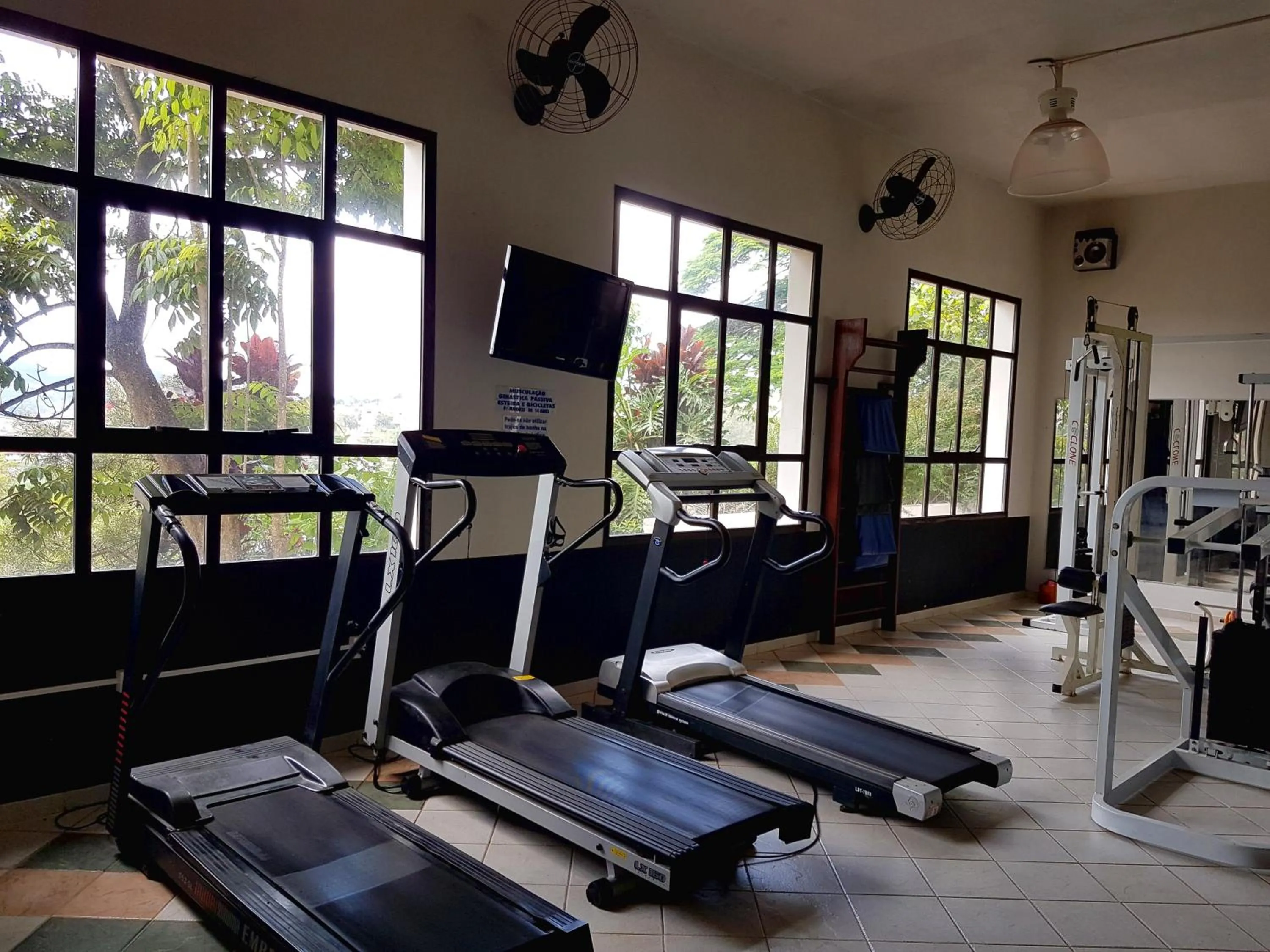 Fitness centre/facilities in Hotel Akropolis