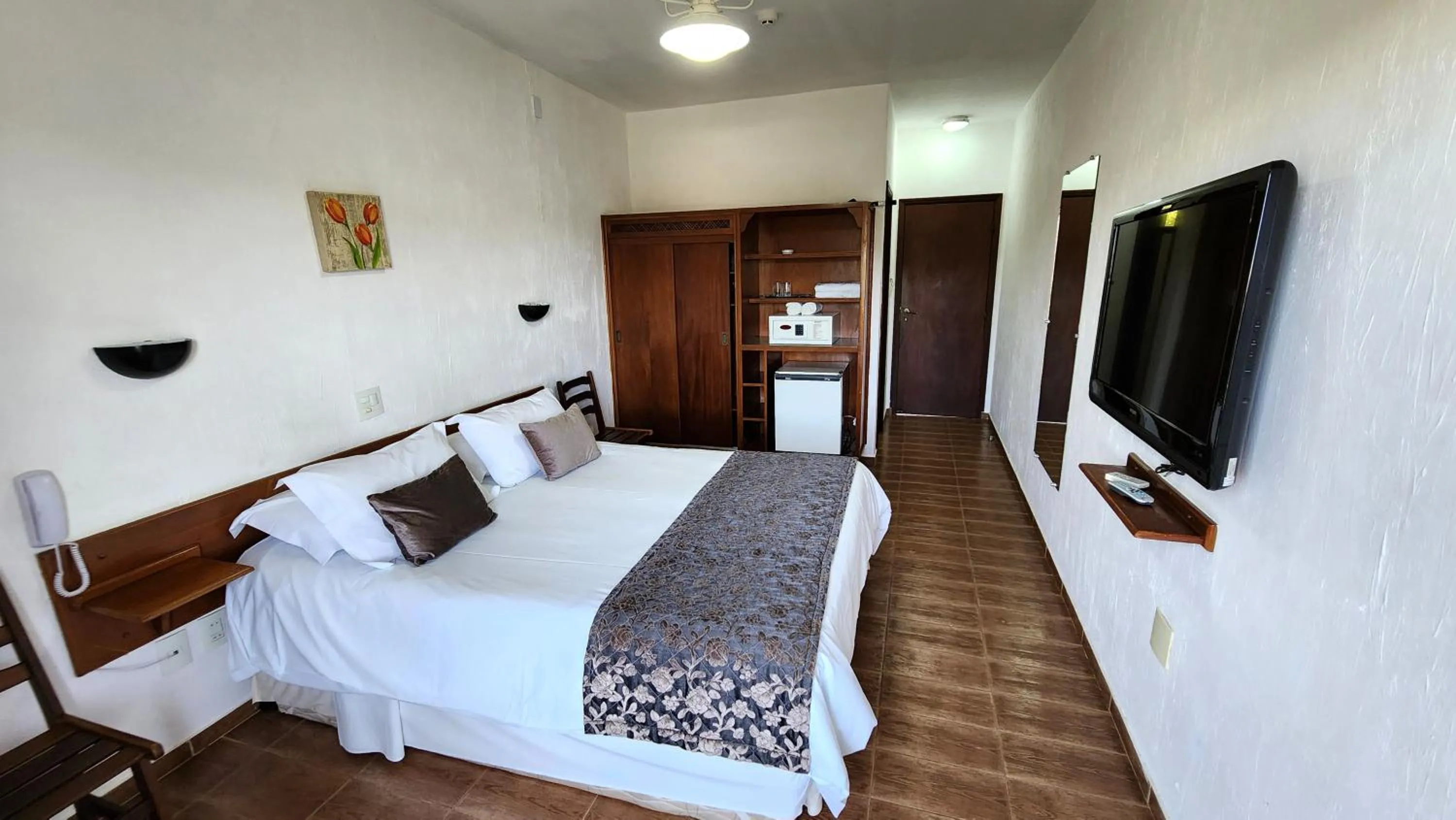 Bed in Hotel Akropolis