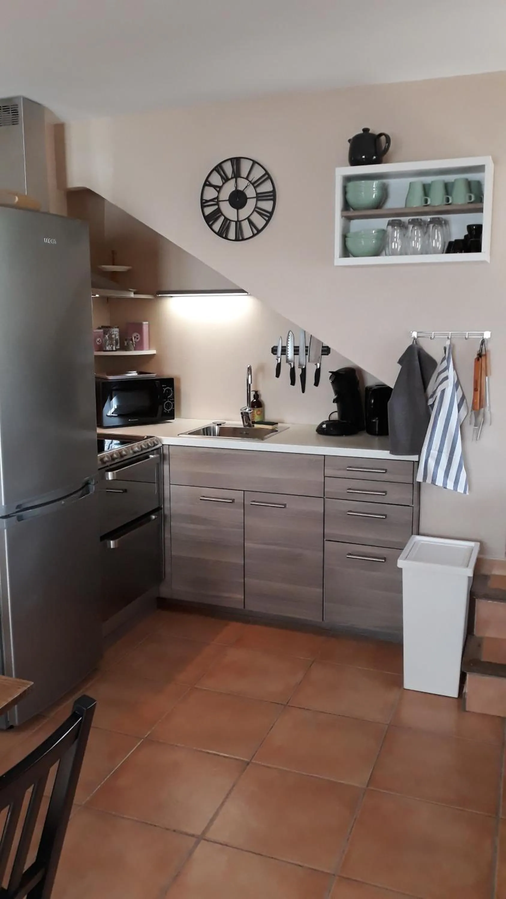 Kitchen or kitchenette in Le Mas des Vergers