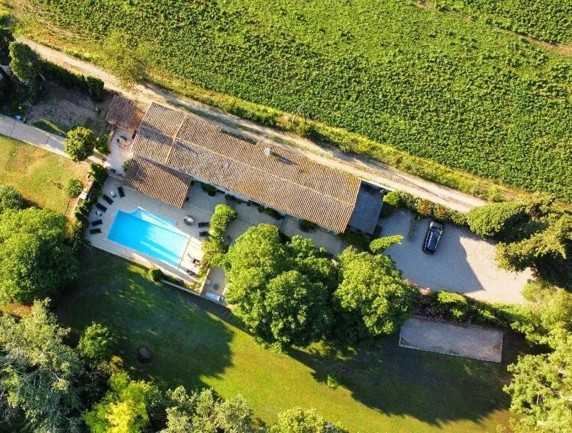 Bird's eye view in Le Mas des Vergers