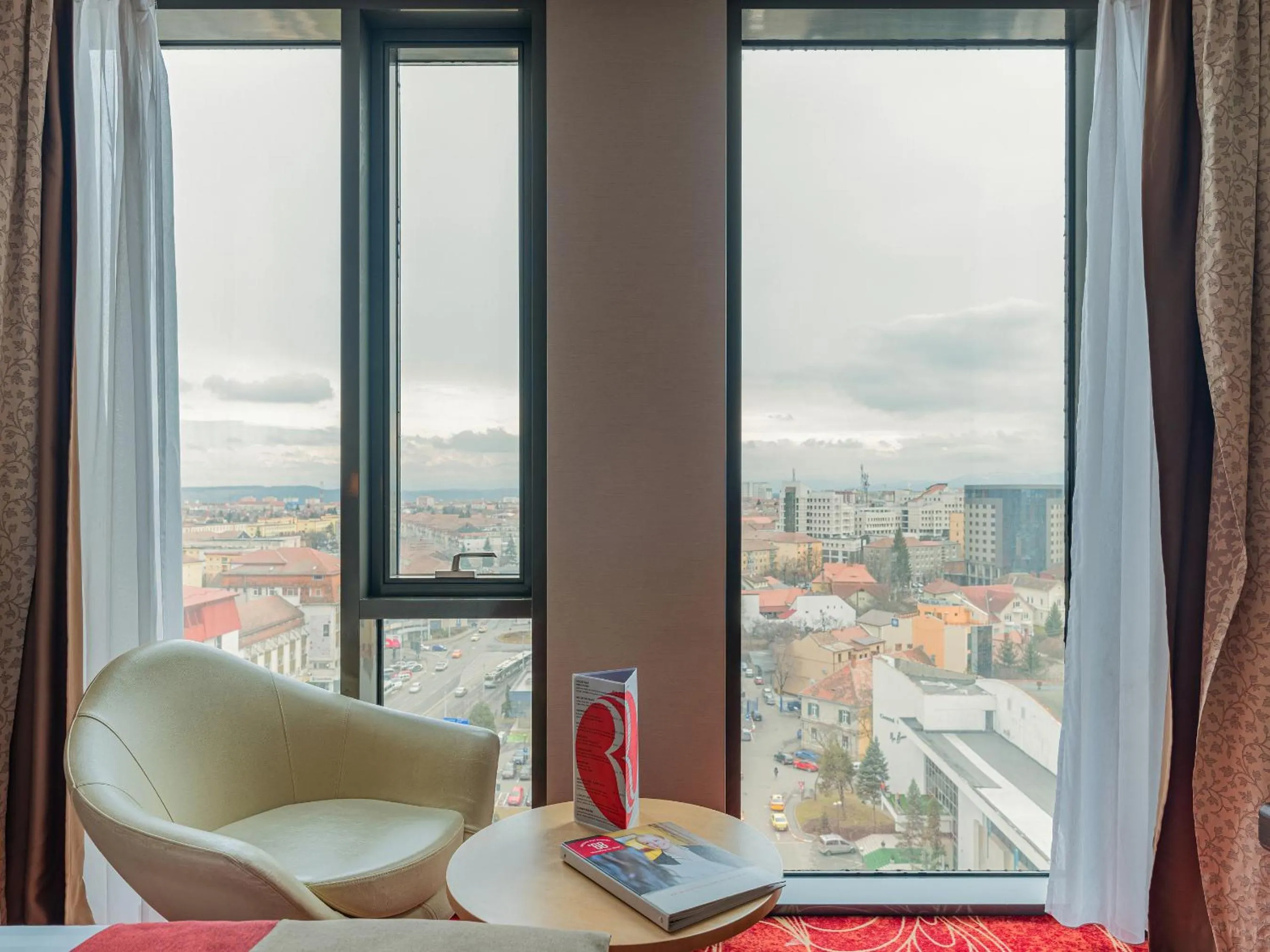 City view in Ramada Sibiu Hotel