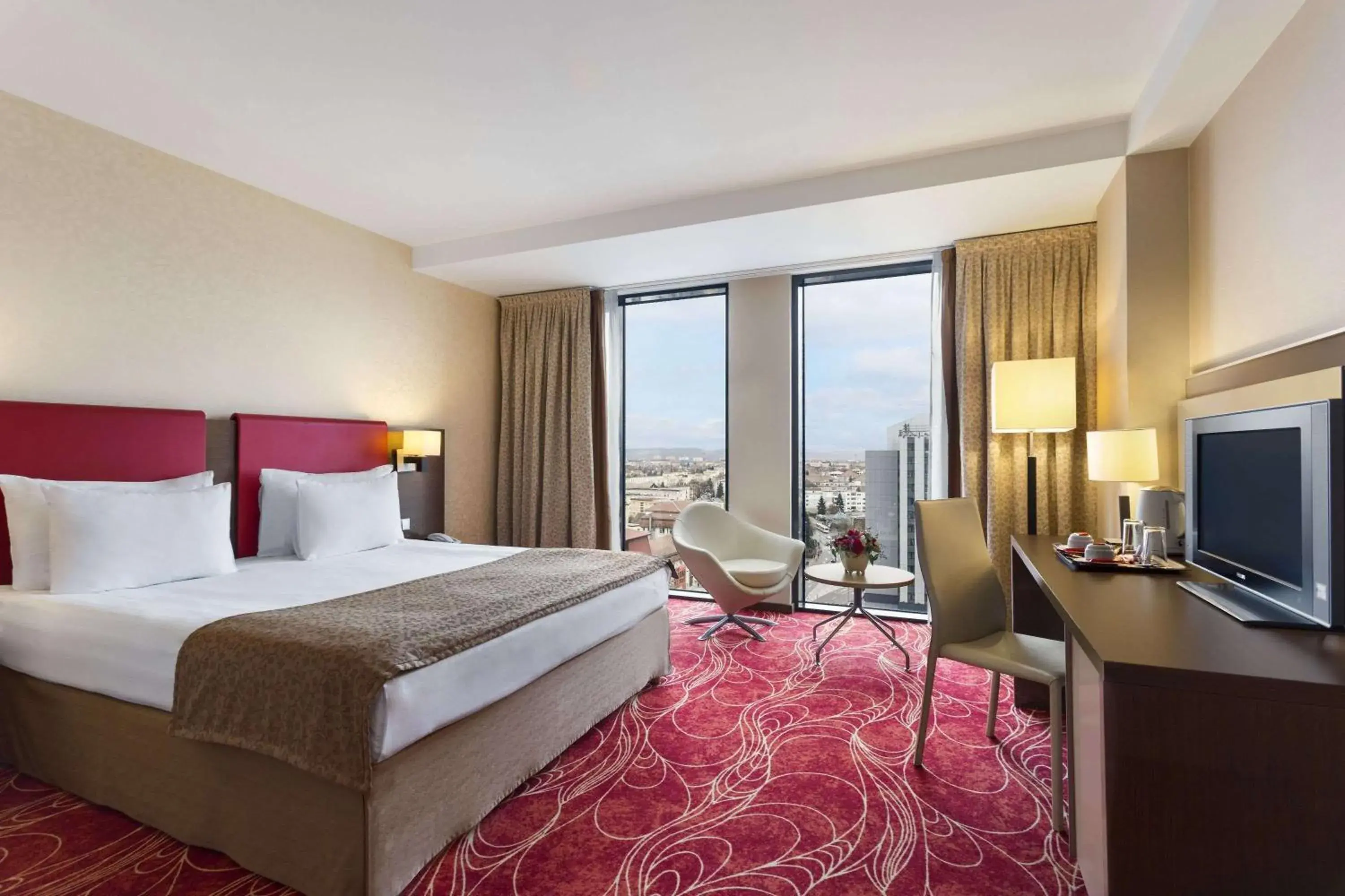 Photo of the whole room, Bed in Ramada Sibiu Hotel Photo of the whole room, Bed in Ramada Sibiu Hotel