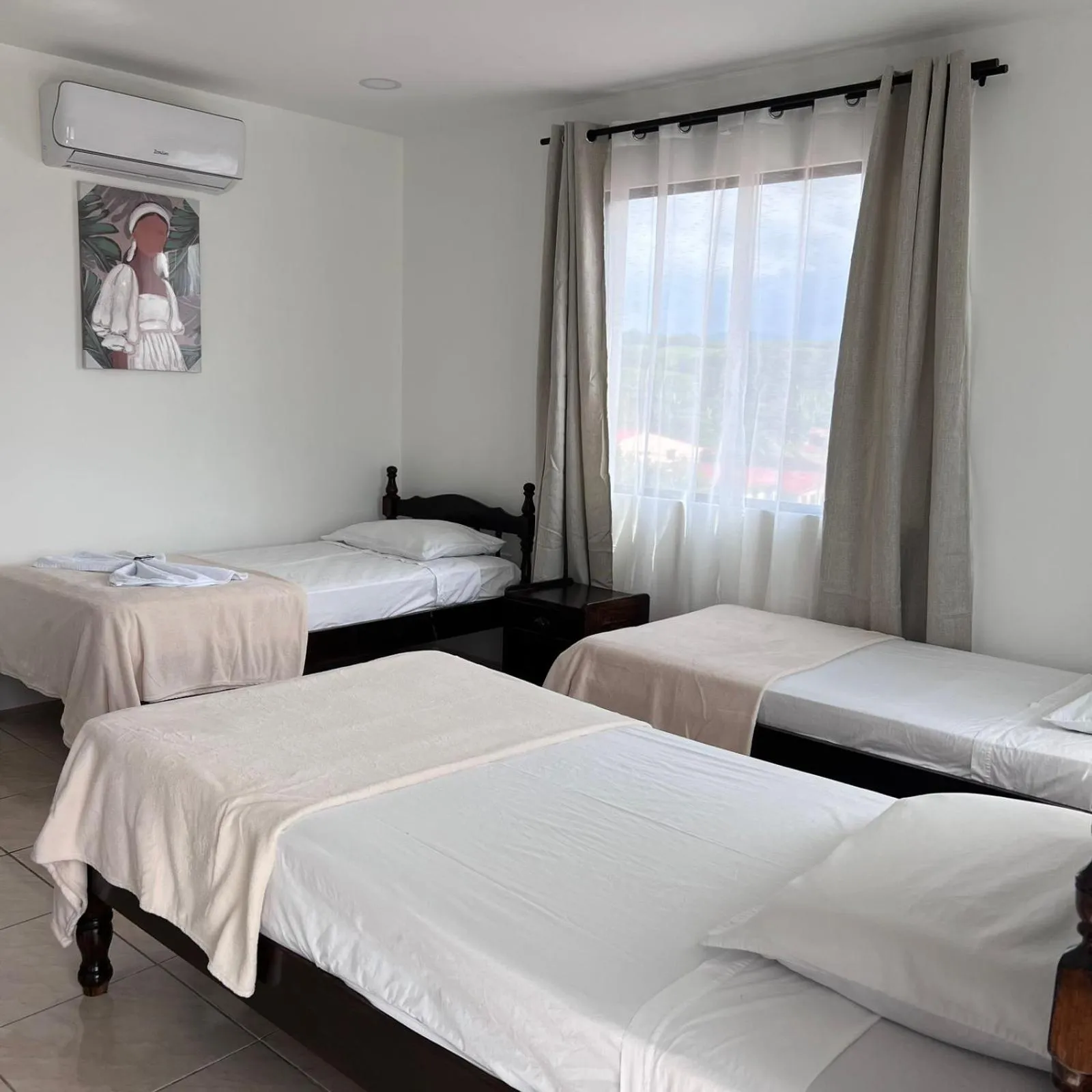 Bed in Hotel Naralit