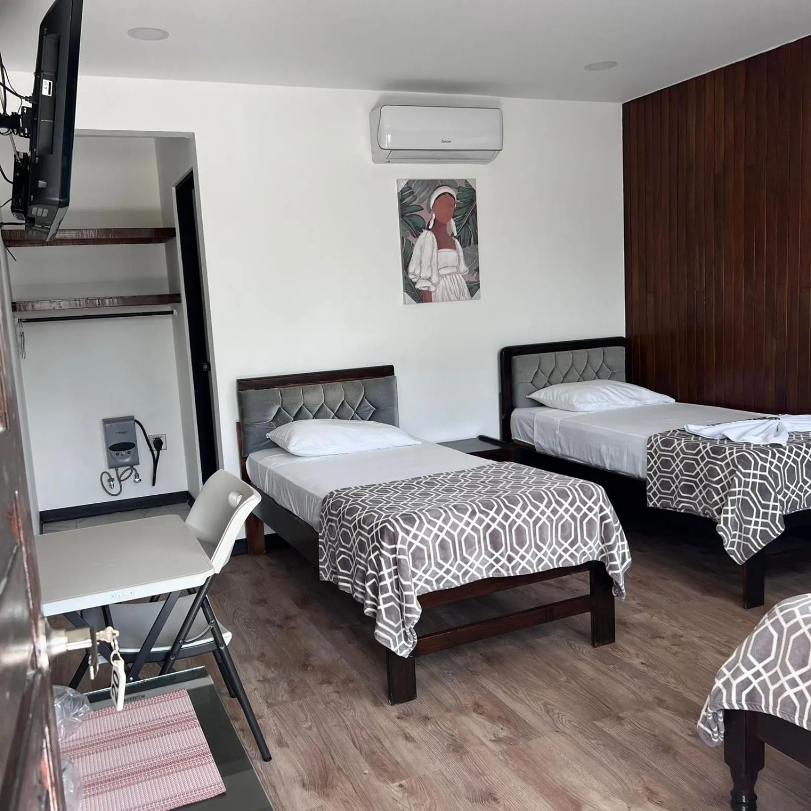 Bed in Hotel Naralit