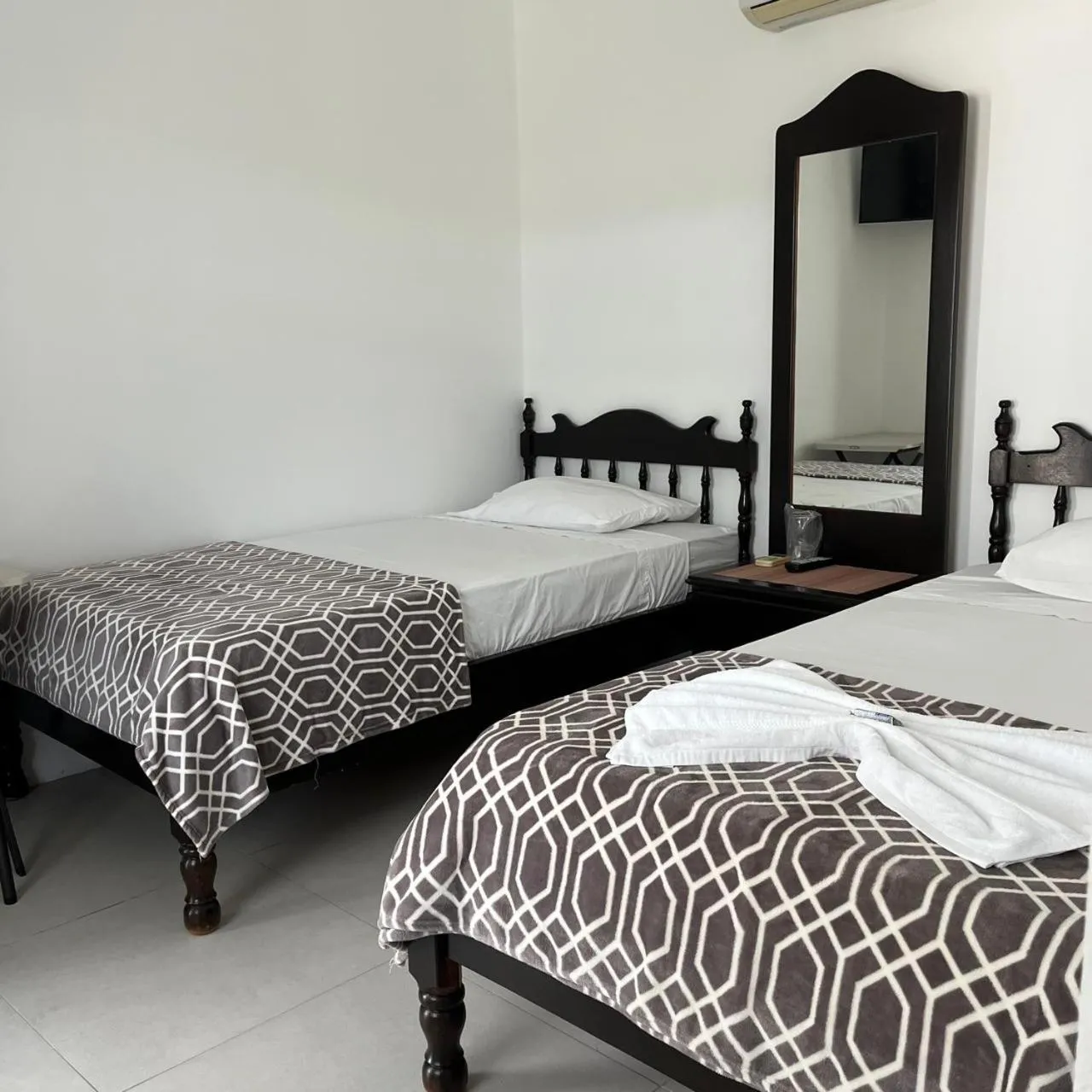 Bed in Hotel Naralit